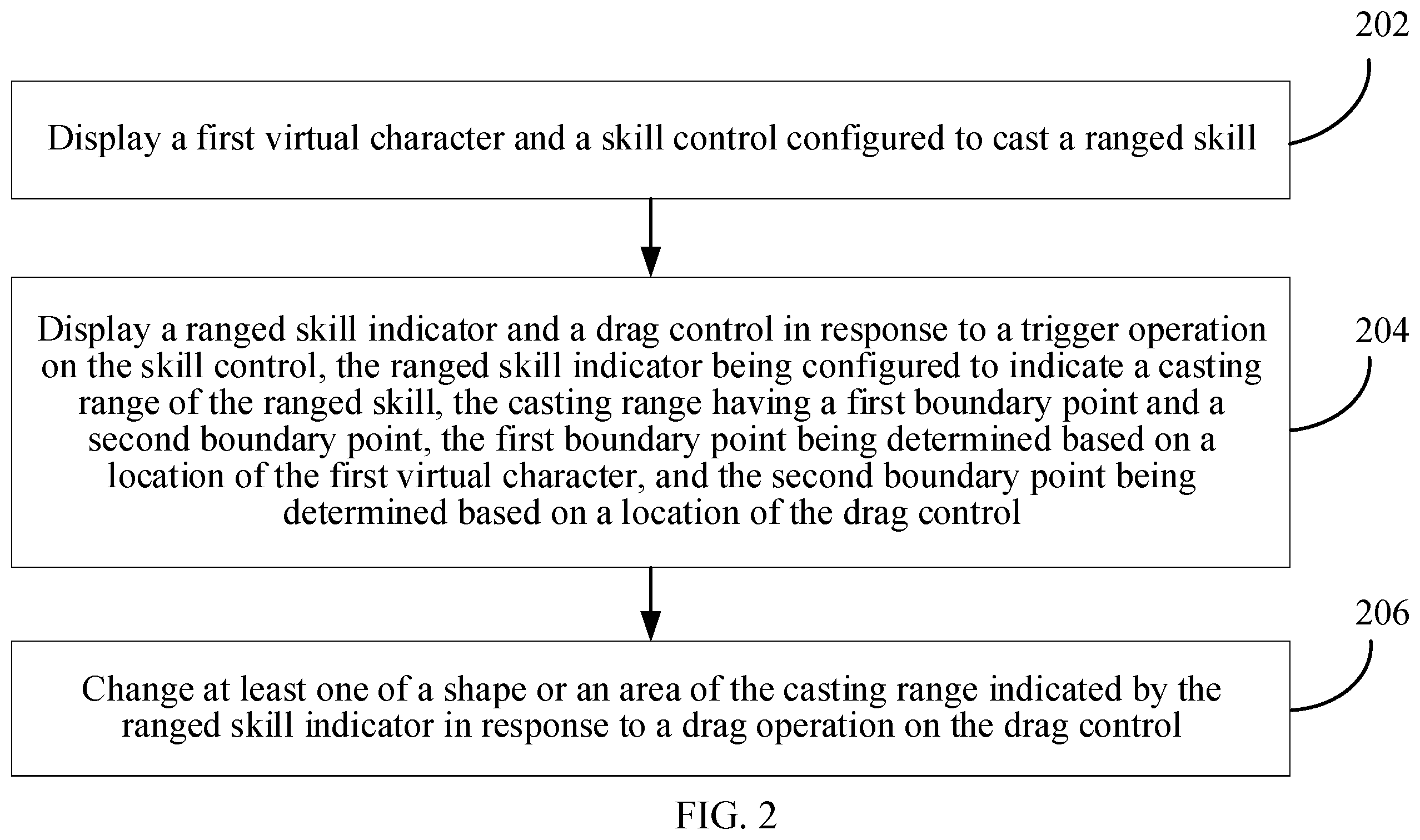 Patent US12569758 Figure 2 – Method and apparatus for controlling virtual character to cast skill, device, medium, and program product