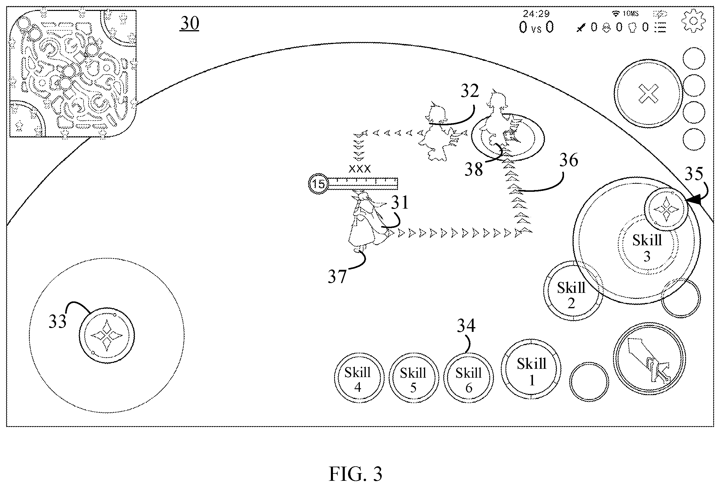 Patent US12569758 Figure 3 – Method and apparatus for controlling virtual character to cast skill, device, medium, and program product