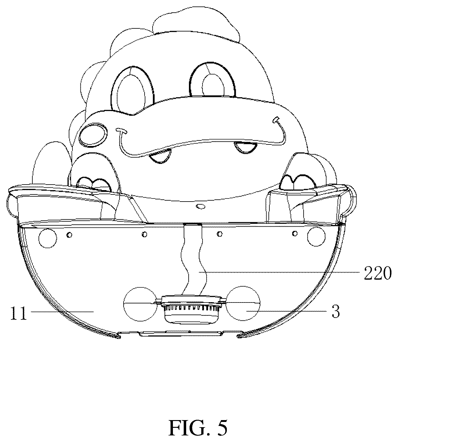 Patent US12569779 Figure 5 – Bubble-blowing toy