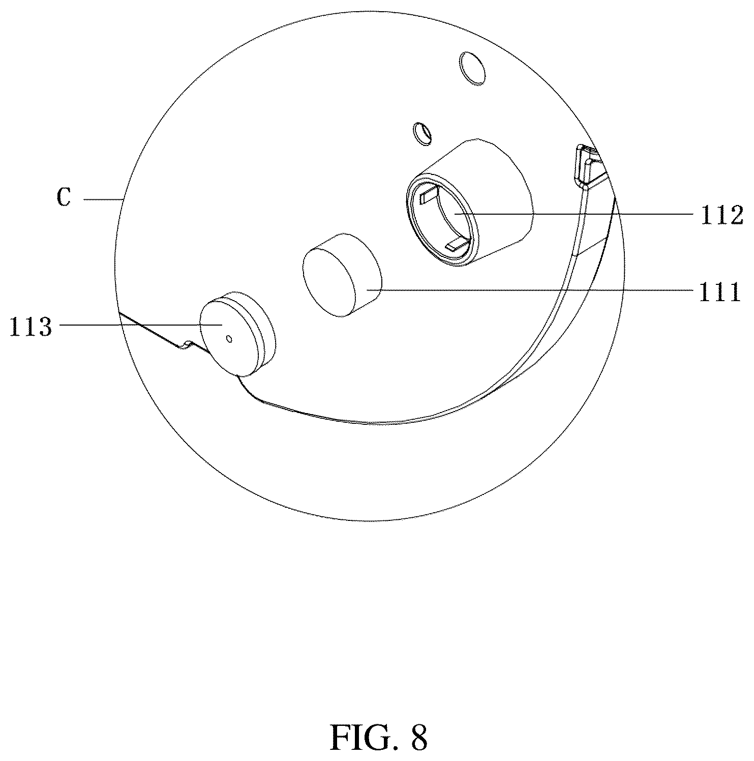 Patent US12569779 Figure 8 – Bubble-blowing toy