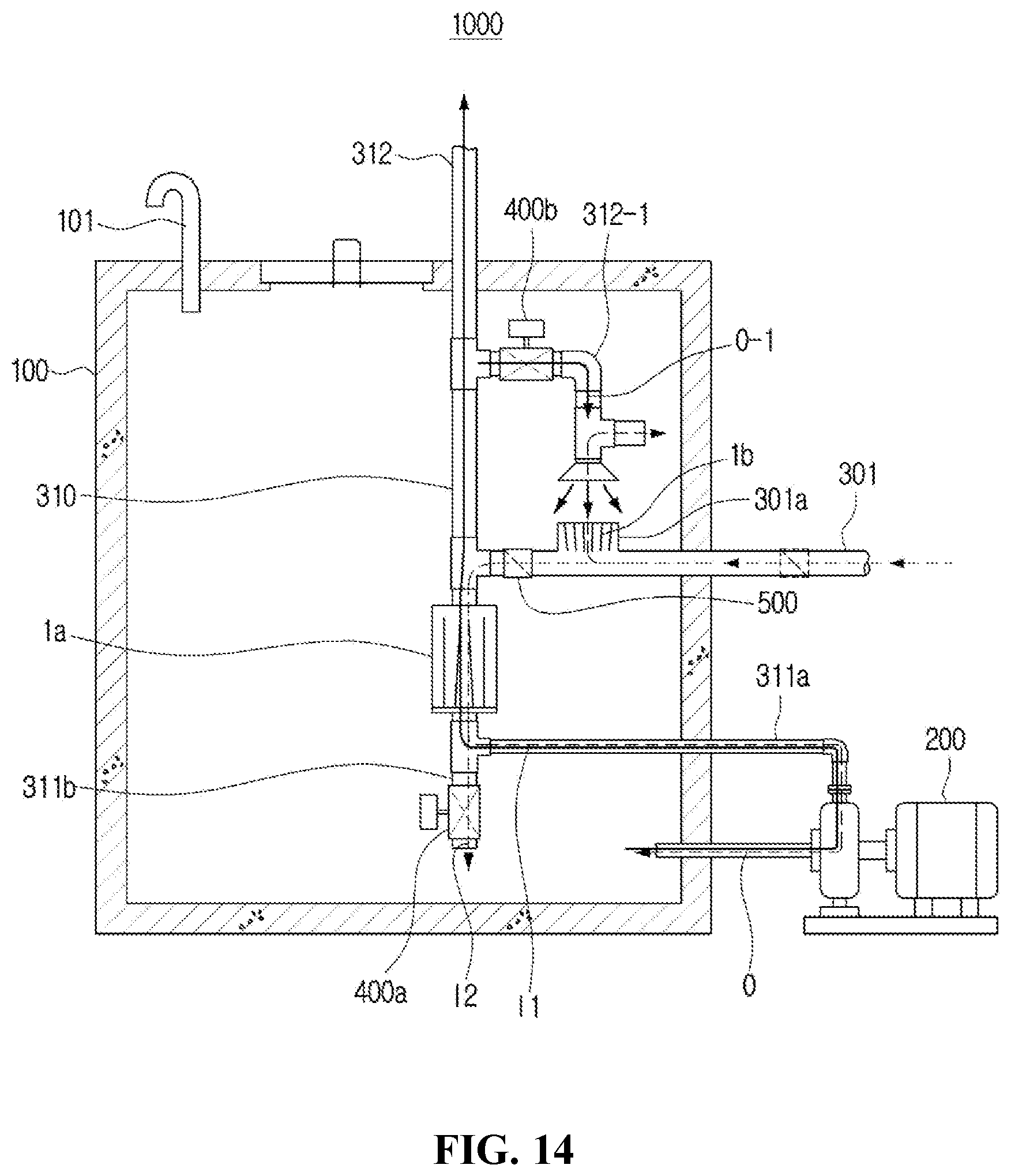 Patent US12569786 Figure 14 – Filter assembly and foreign substance discharge device including same