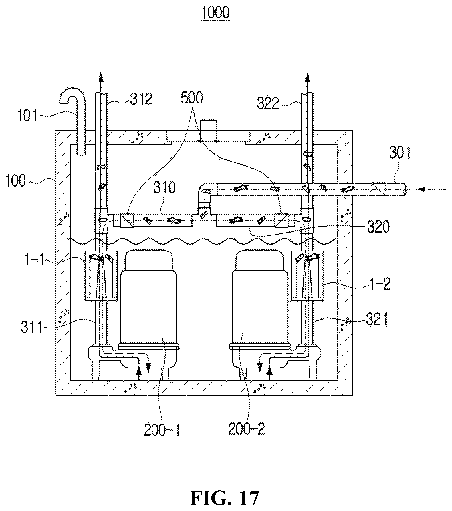 Patent US12569786 Figure 17 – Filter assembly and foreign substance discharge device including same