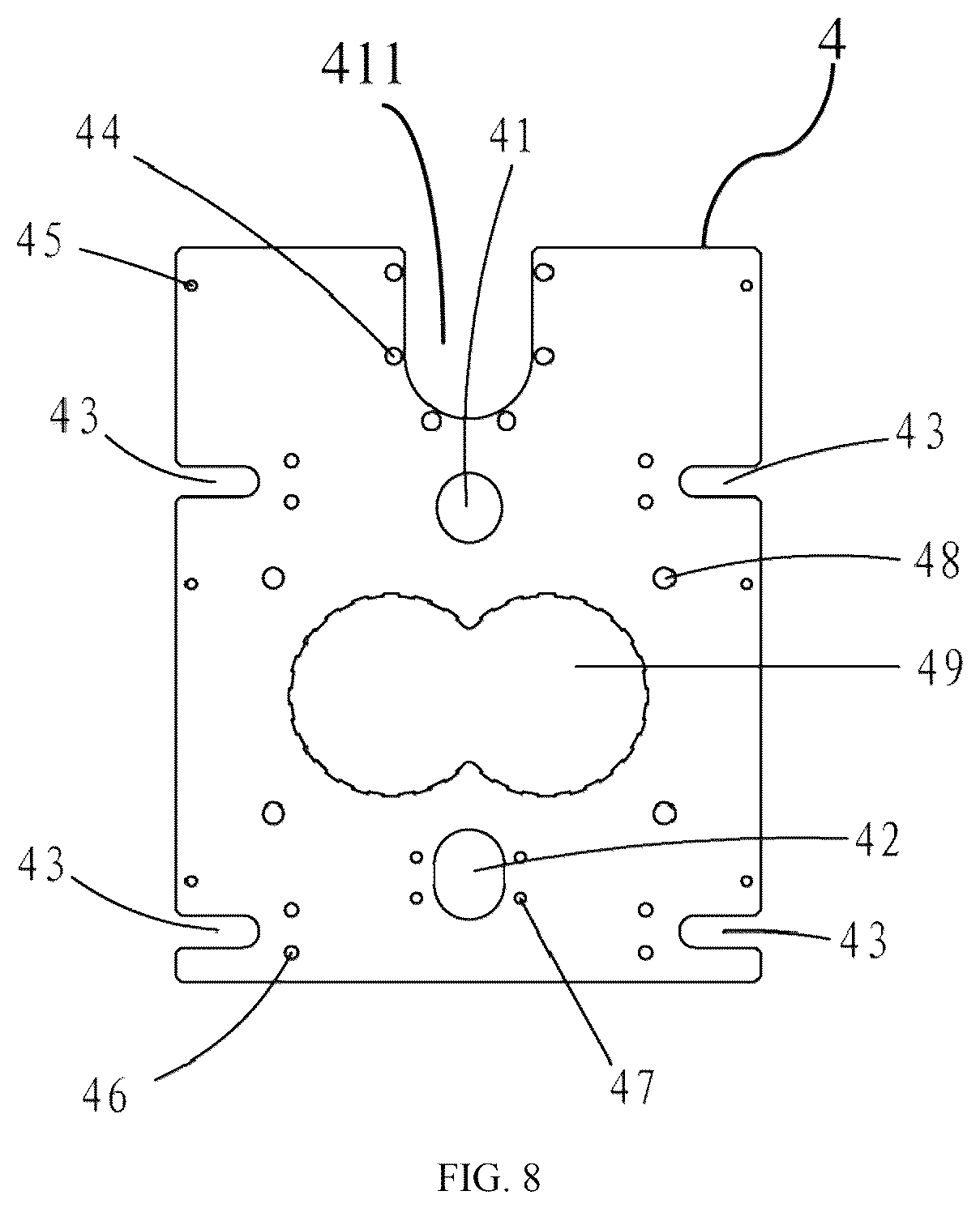 Patent US12569787 Figure 8 – Multi-plate or laminated screw press