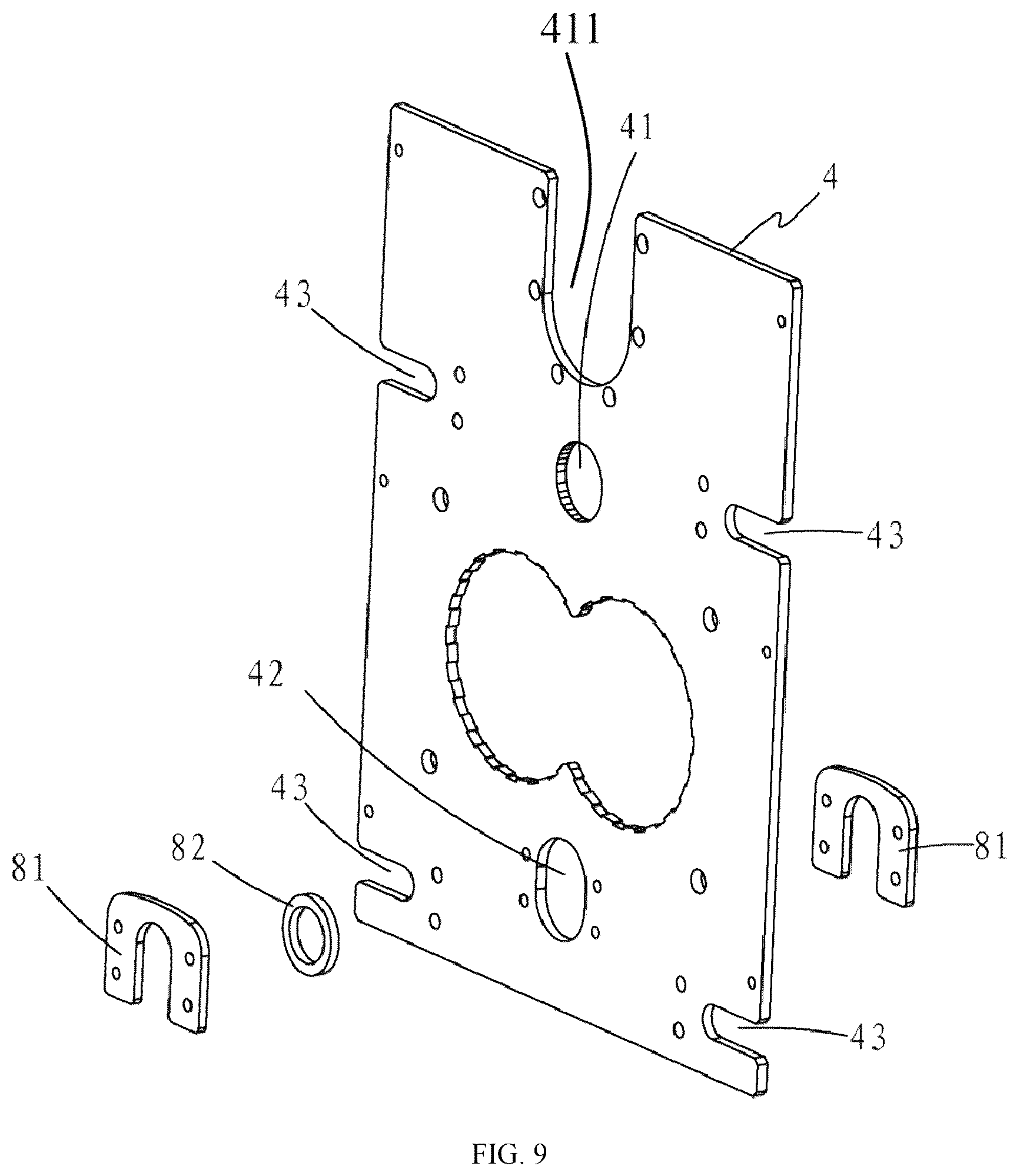 Patent US12569787 Figure 9 – Multi-plate or laminated screw press