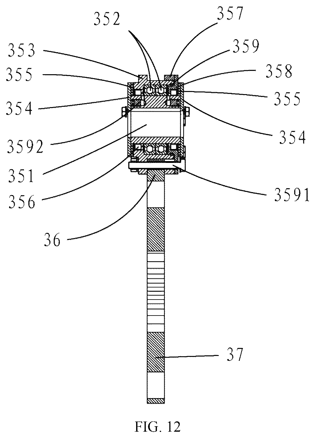 Patent US12569787 Figure 12 – Multi-plate or laminated screw press