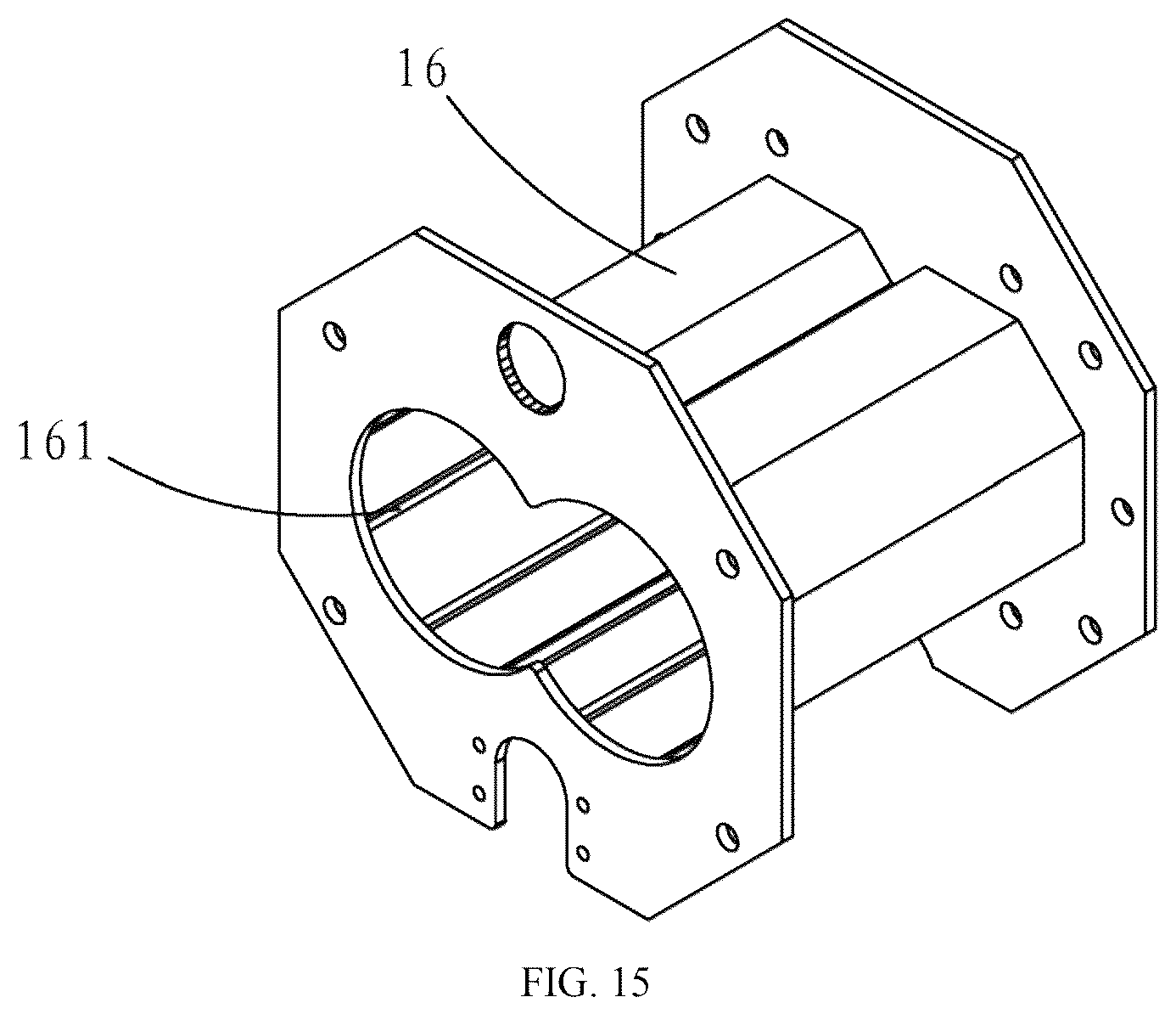 Patent US12569787 Figure 15 – Multi-plate or laminated screw press