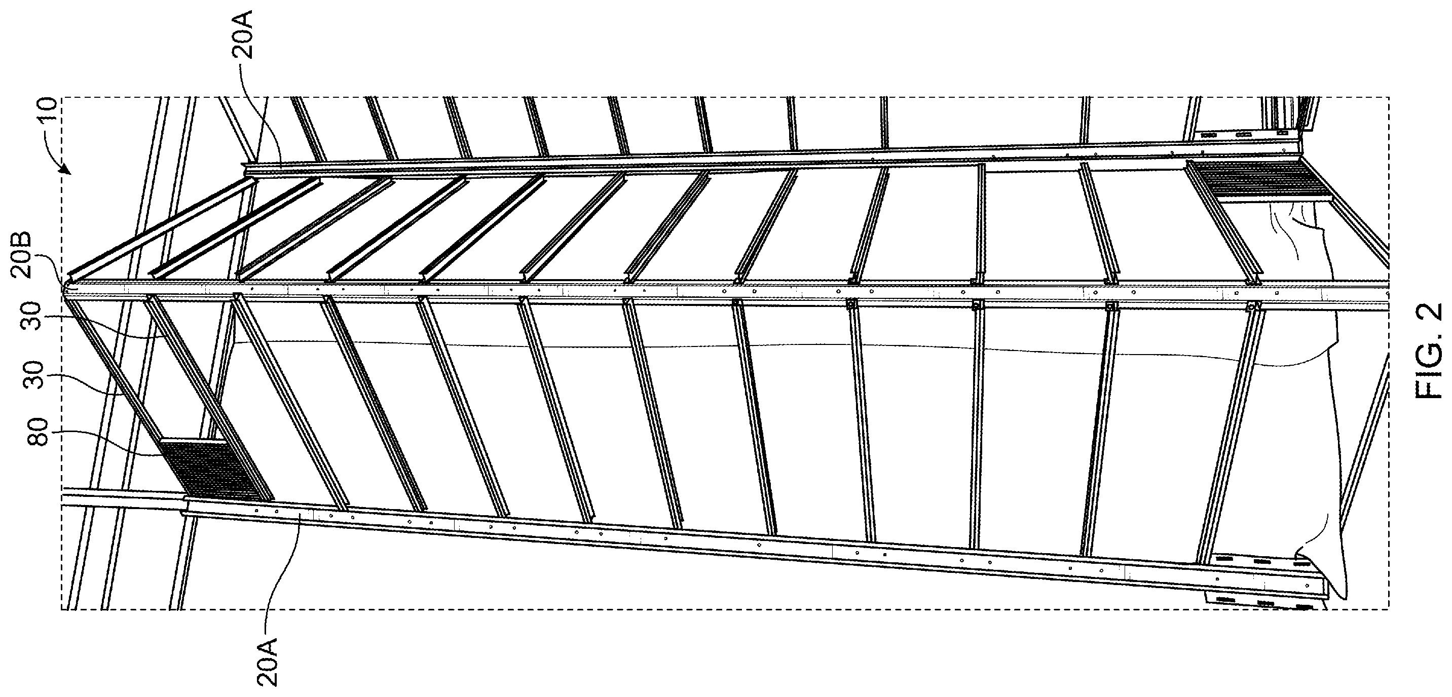 Patent US12569792 Figure 2 – Computer farm ventilation system