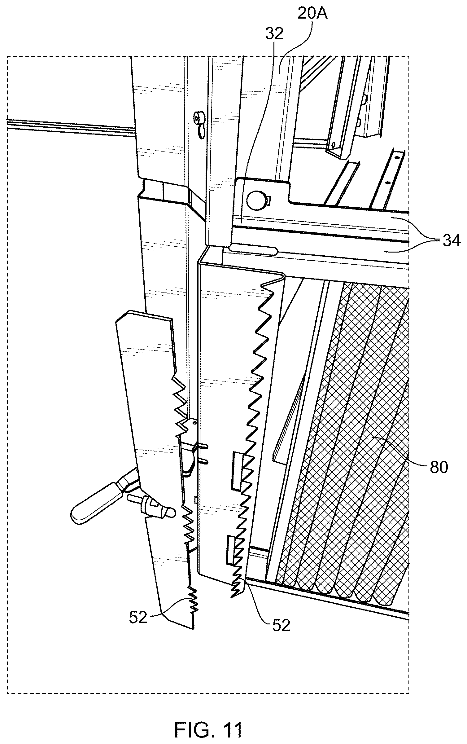 Patent US12569792 Figure 7 – Computer farm ventilation system