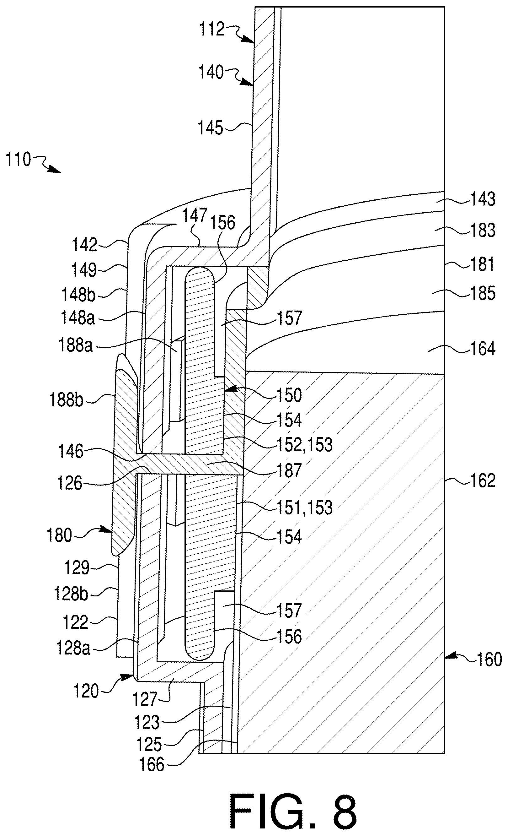 Patent US12569793 Figure 10 – Filter assemblies with alignment features