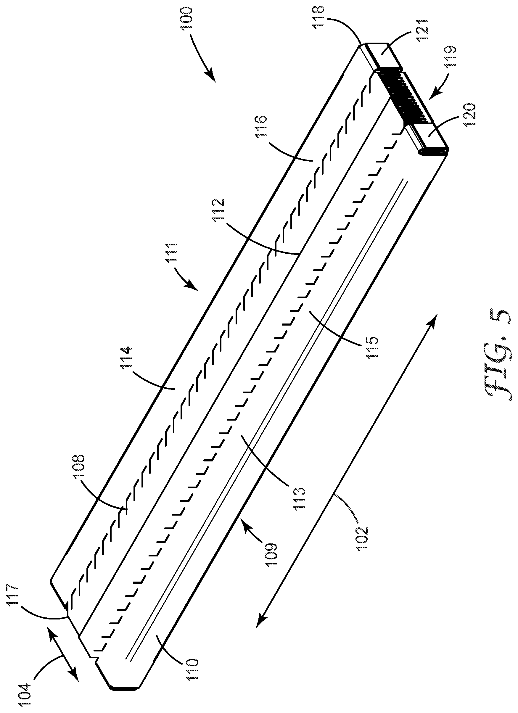 Patent US12569794 Figure 5 – Collapsible air filter and associated packaging