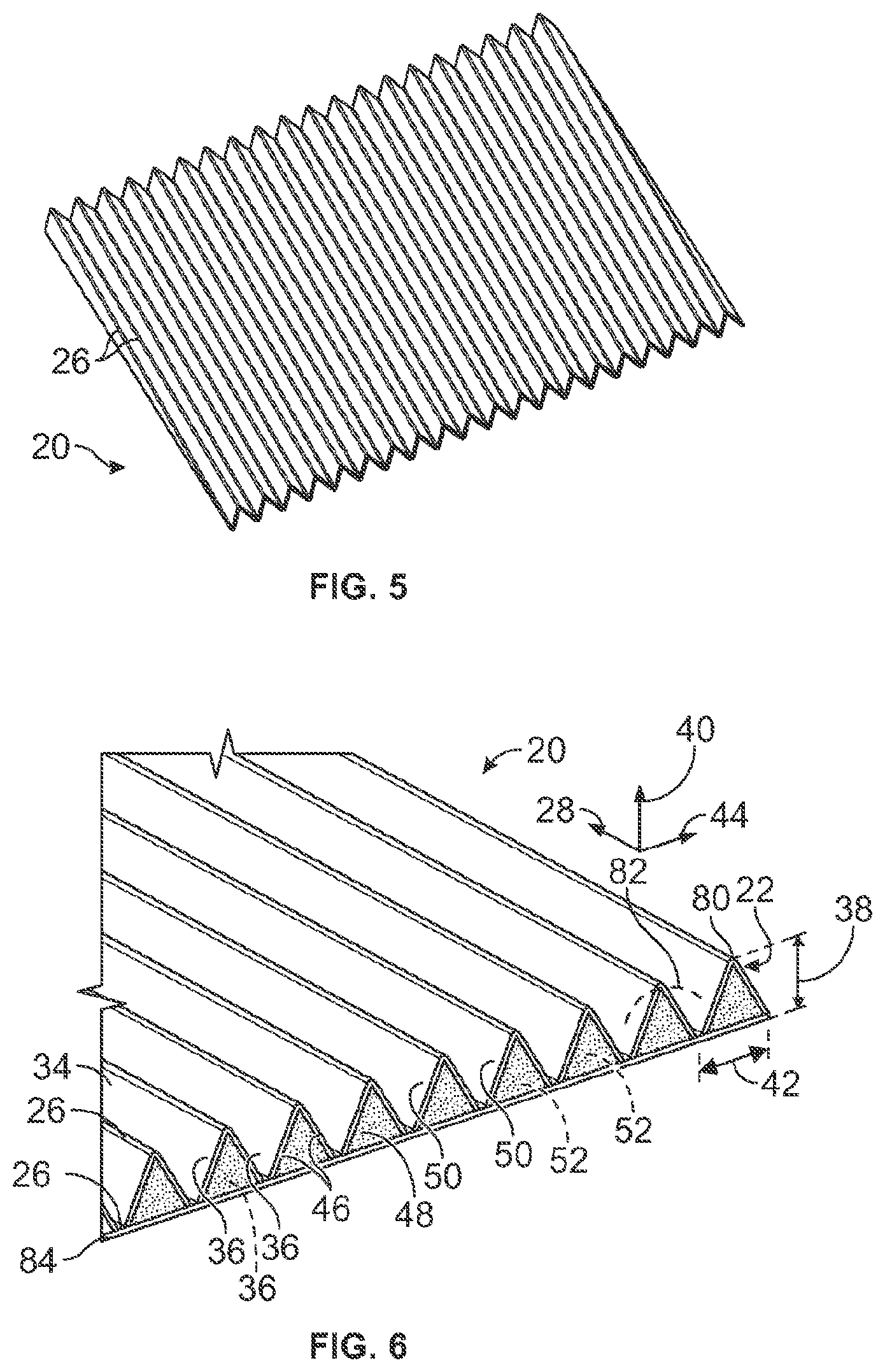 Patent US12569797 Figure 4 – Formed filter media