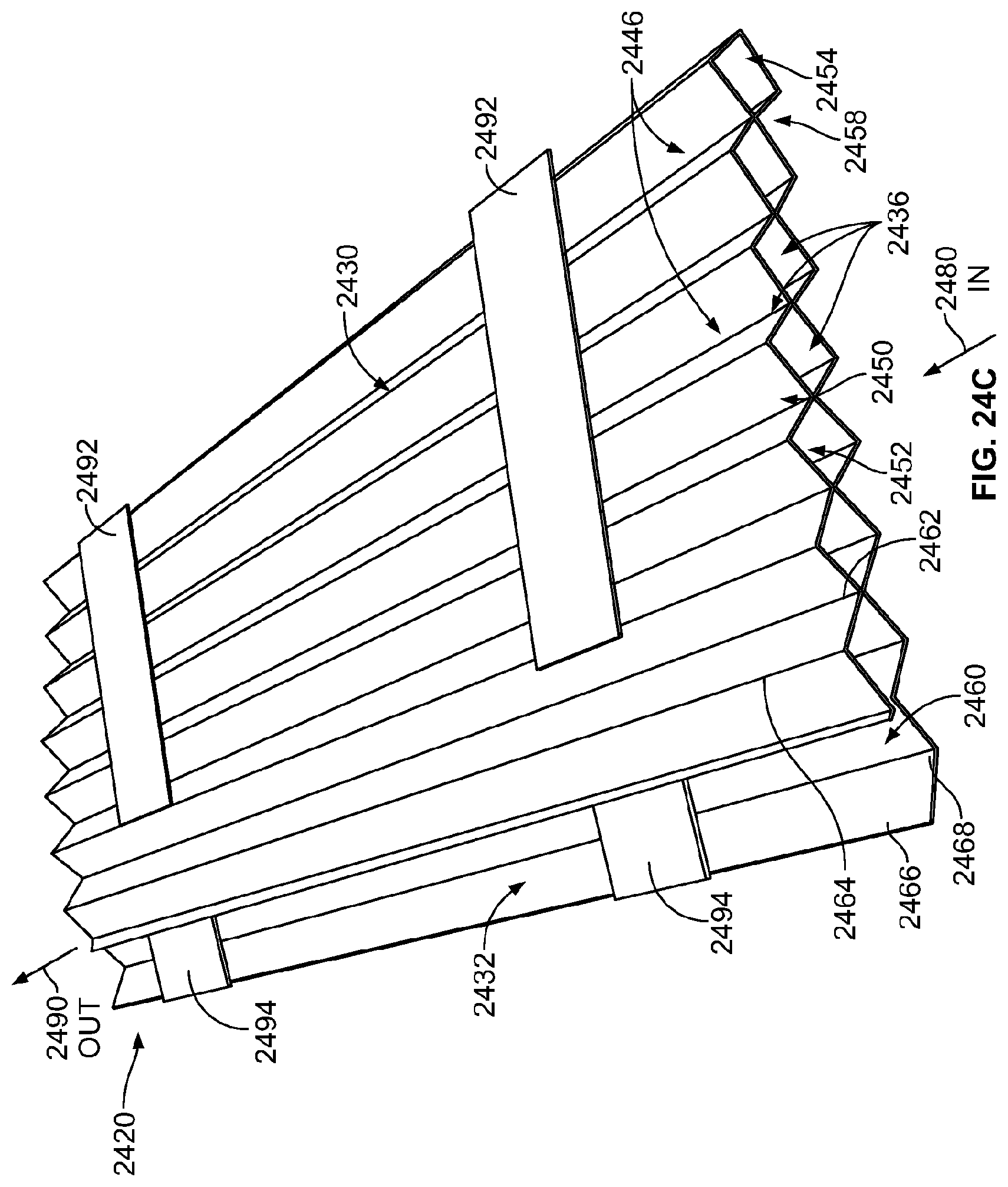 Patent US12569797 Figure 19 – Formed filter media