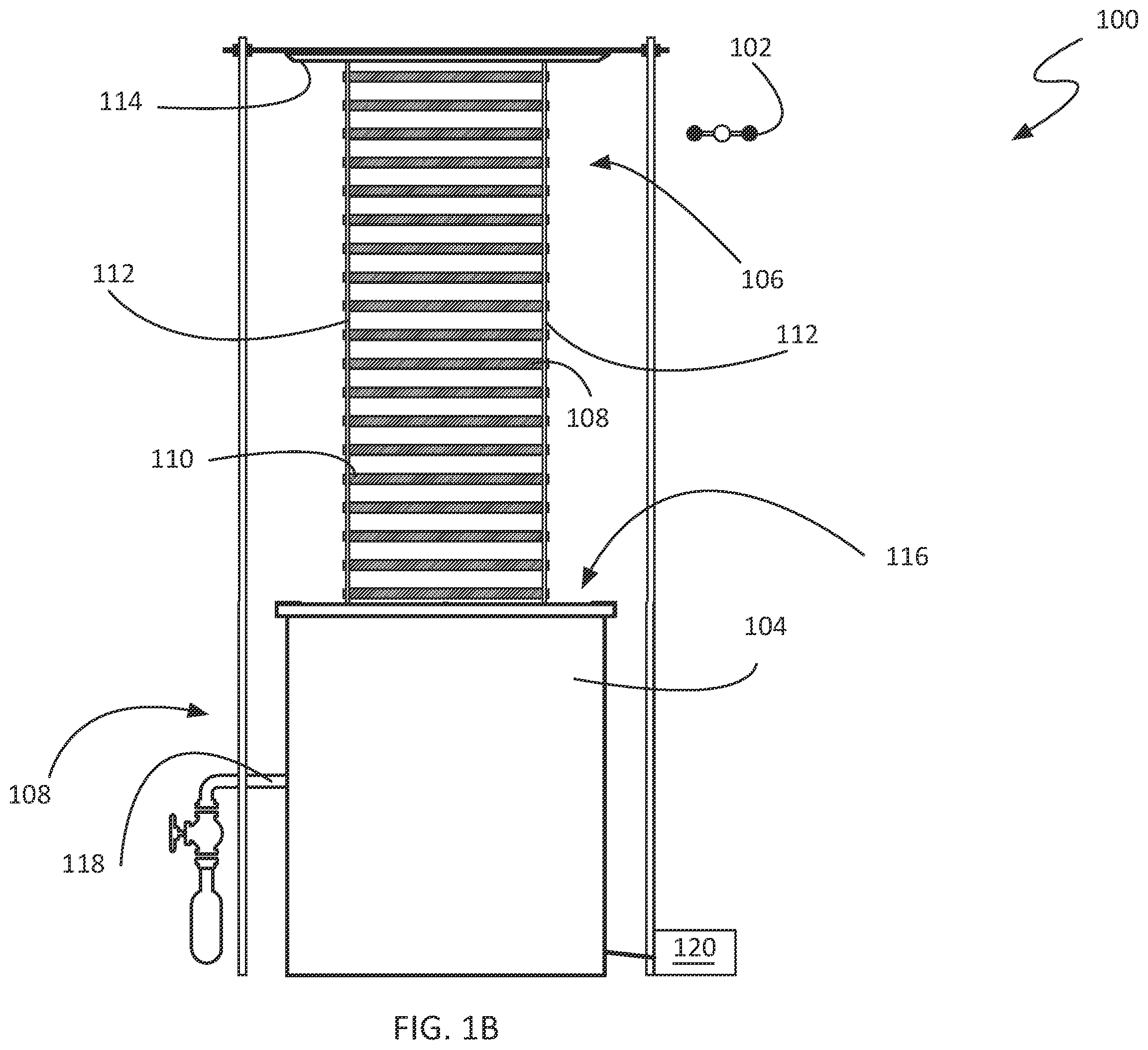 Patent US12569798 Figure 2 – Device and method for passive collection of atmospheric carbon dioxide with electro-swing materials