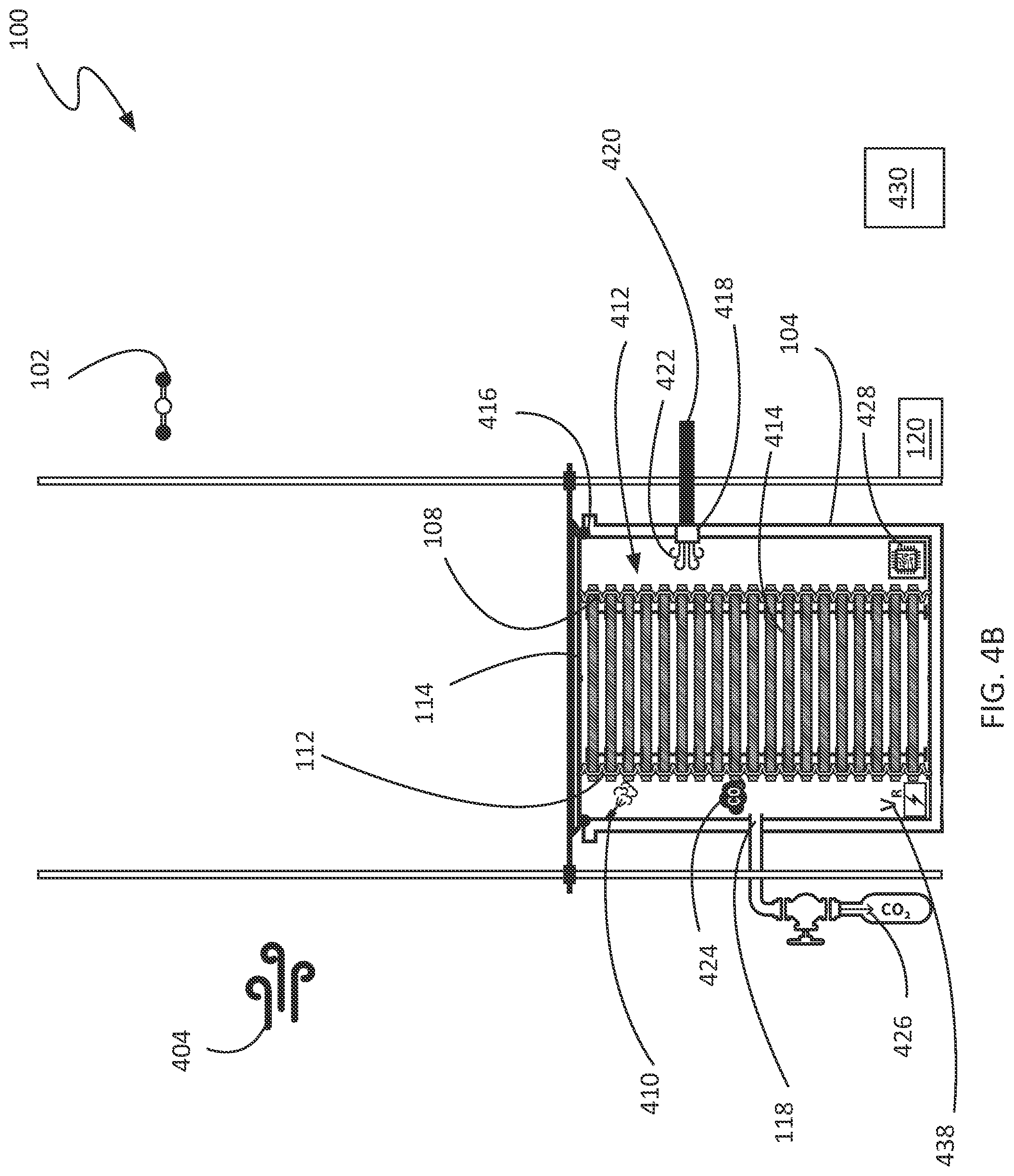 Patent US12569798 Figure 8 – Device and method for passive collection of atmospheric carbon dioxide with electro-swing materials