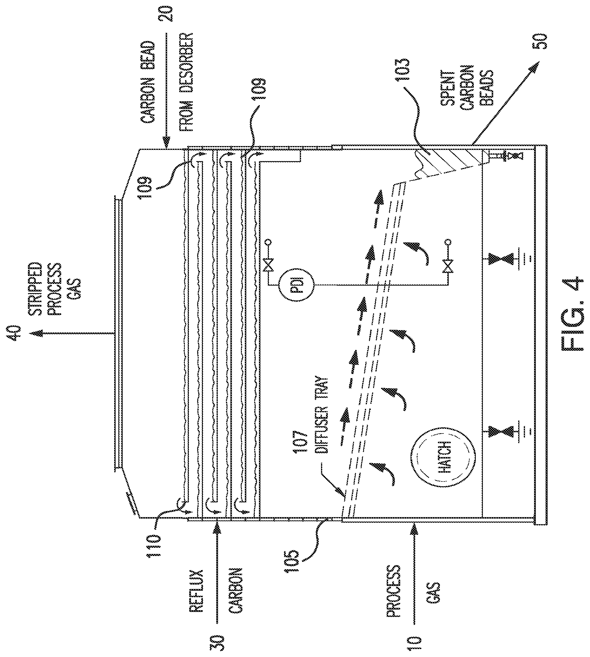 Patent US12569804 Figure 4 – Methods and systems for recovering terpene compositions from wood drying exhaust