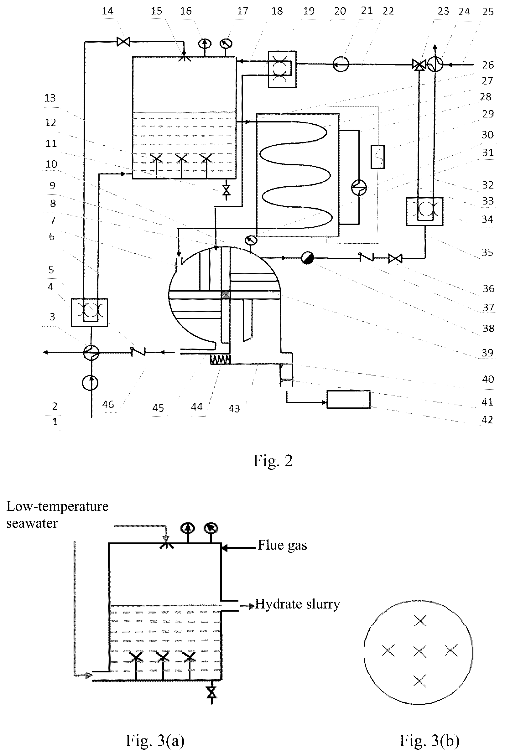 Patent US12569805 Figure 2 – CO2 capture apparatus by hydrate method based on electric field and method therefor