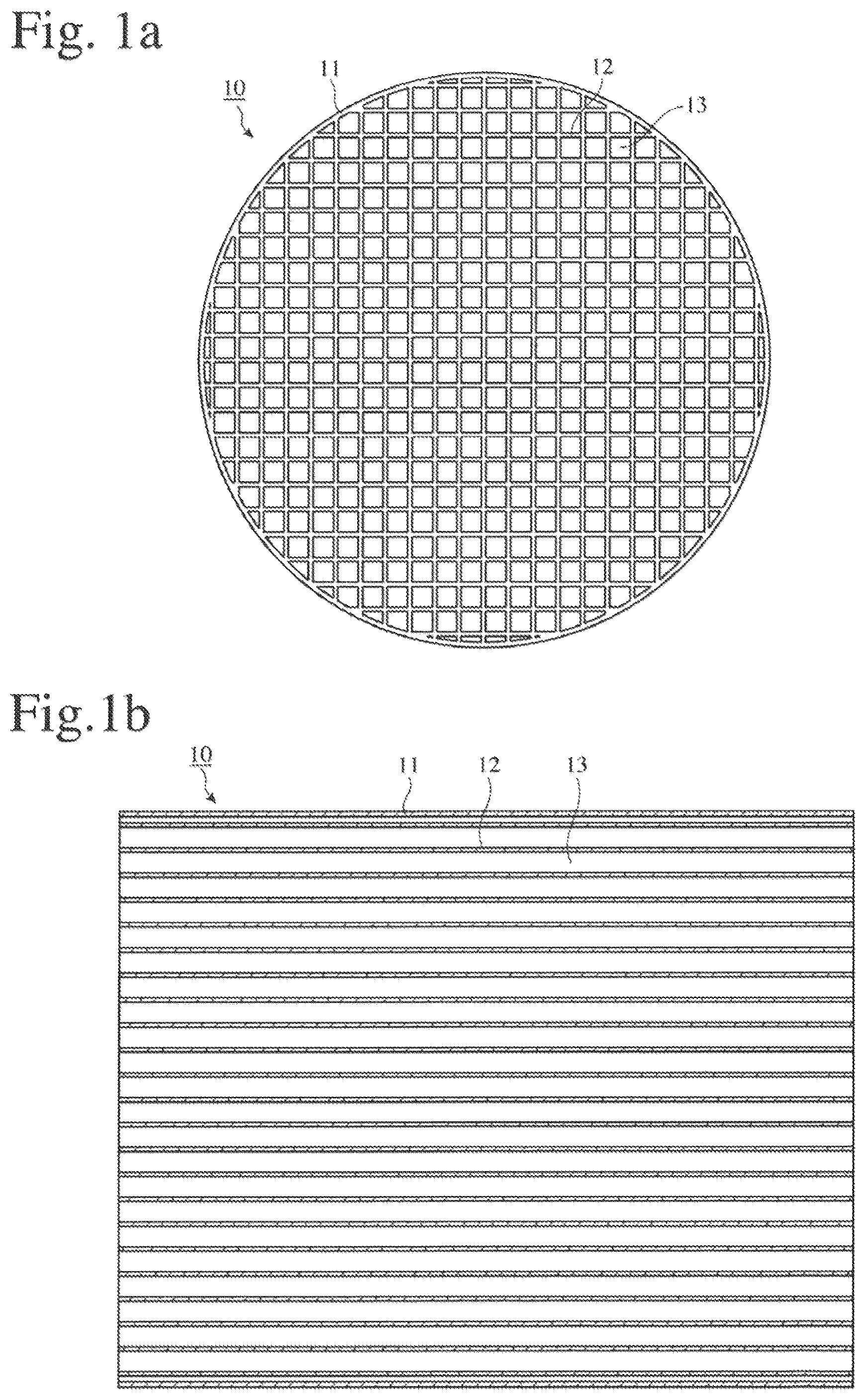 Patent US12569809 Figure 1 – Ceramic honeycomb structure and honeycomb-molding die