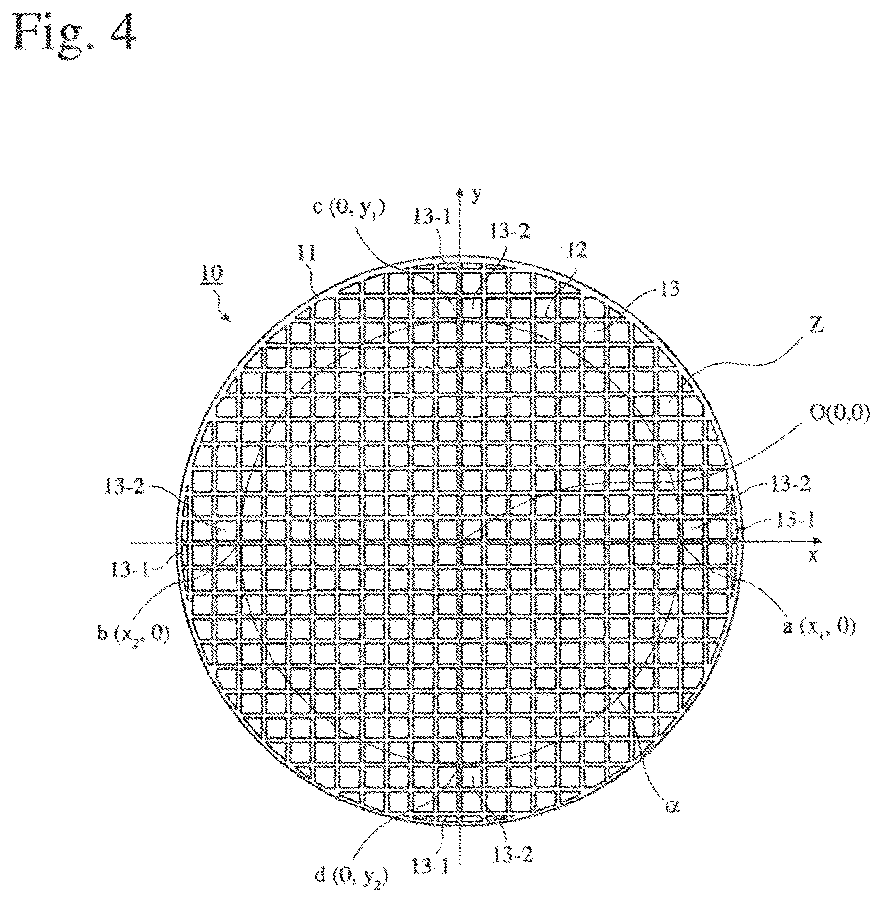 Patent US12569809 Figure 3 – Ceramic honeycomb structure and honeycomb-molding die