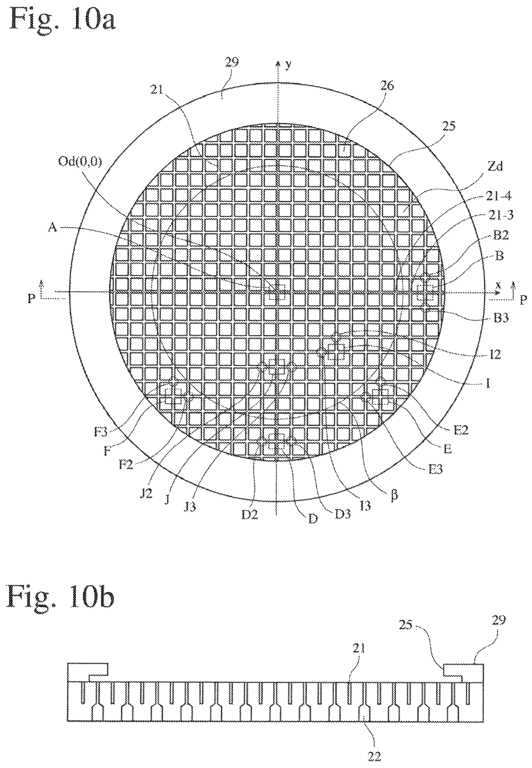 Patent US12569809 Figure 8 – Ceramic honeycomb structure and honeycomb-molding die