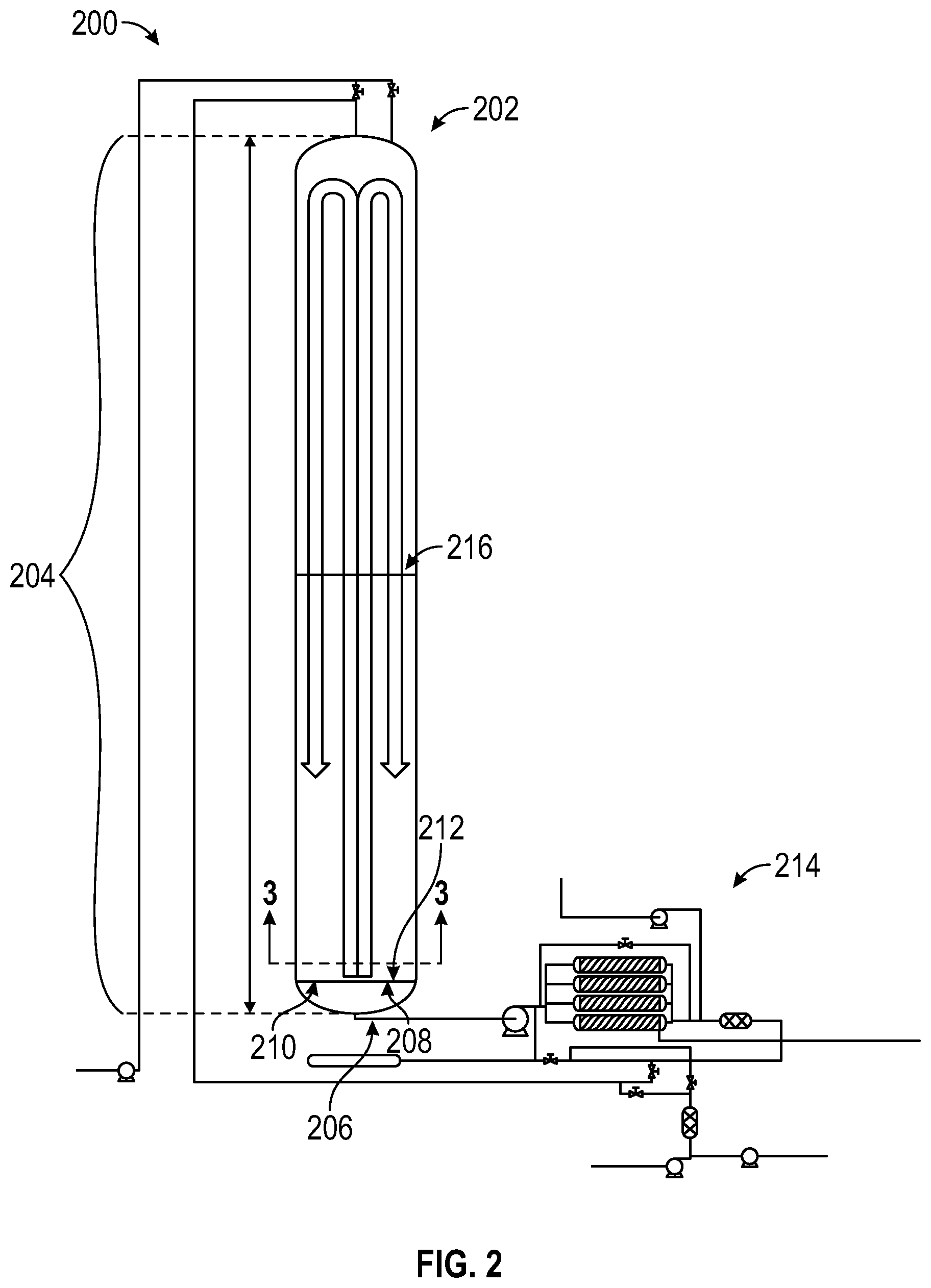 Patent US12569819 Figure 2 – Reactor sparger assembly