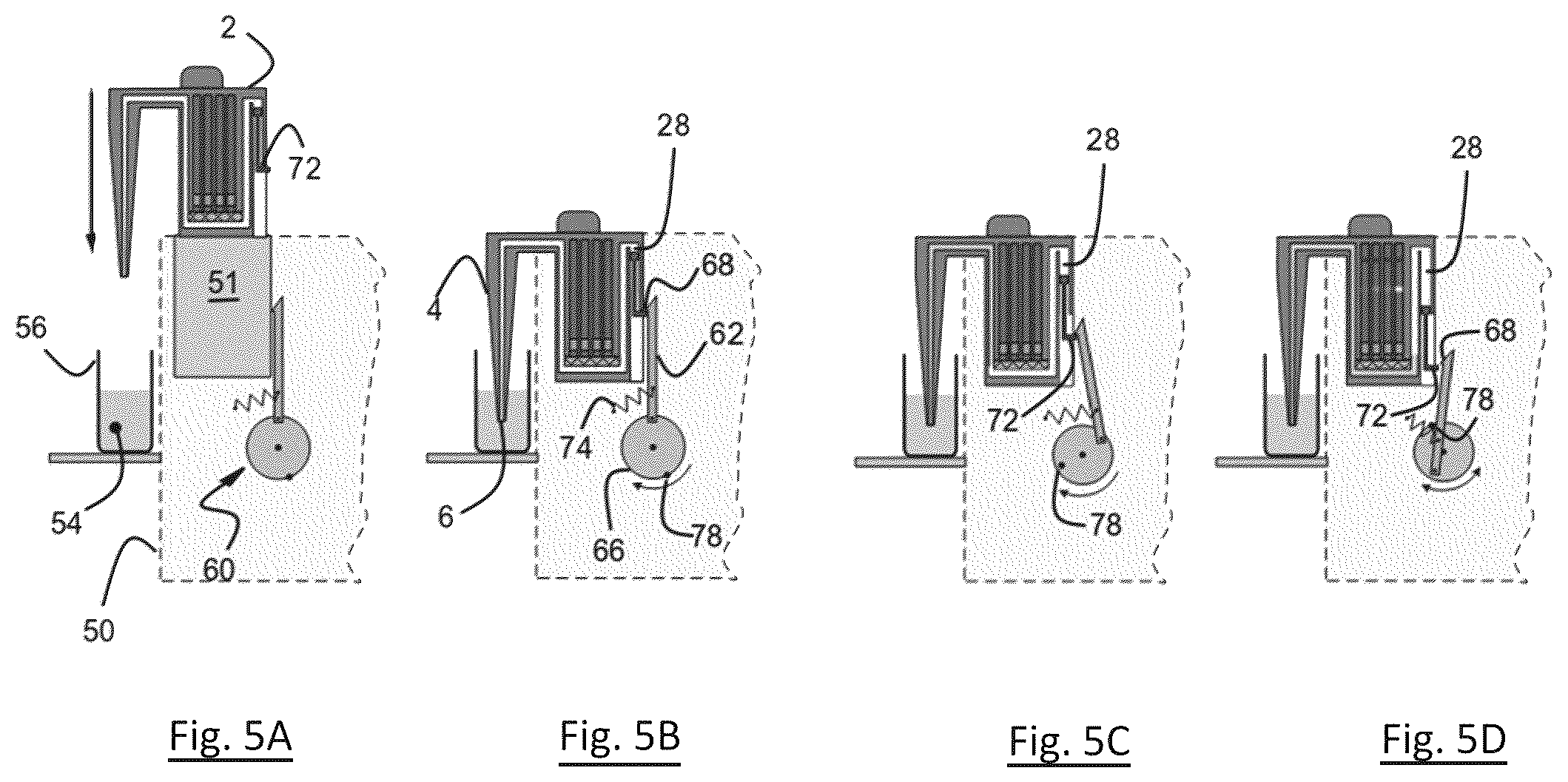 Patent US12569844 Figure 5 – Sample test cassette and analyte test system utilizing the same