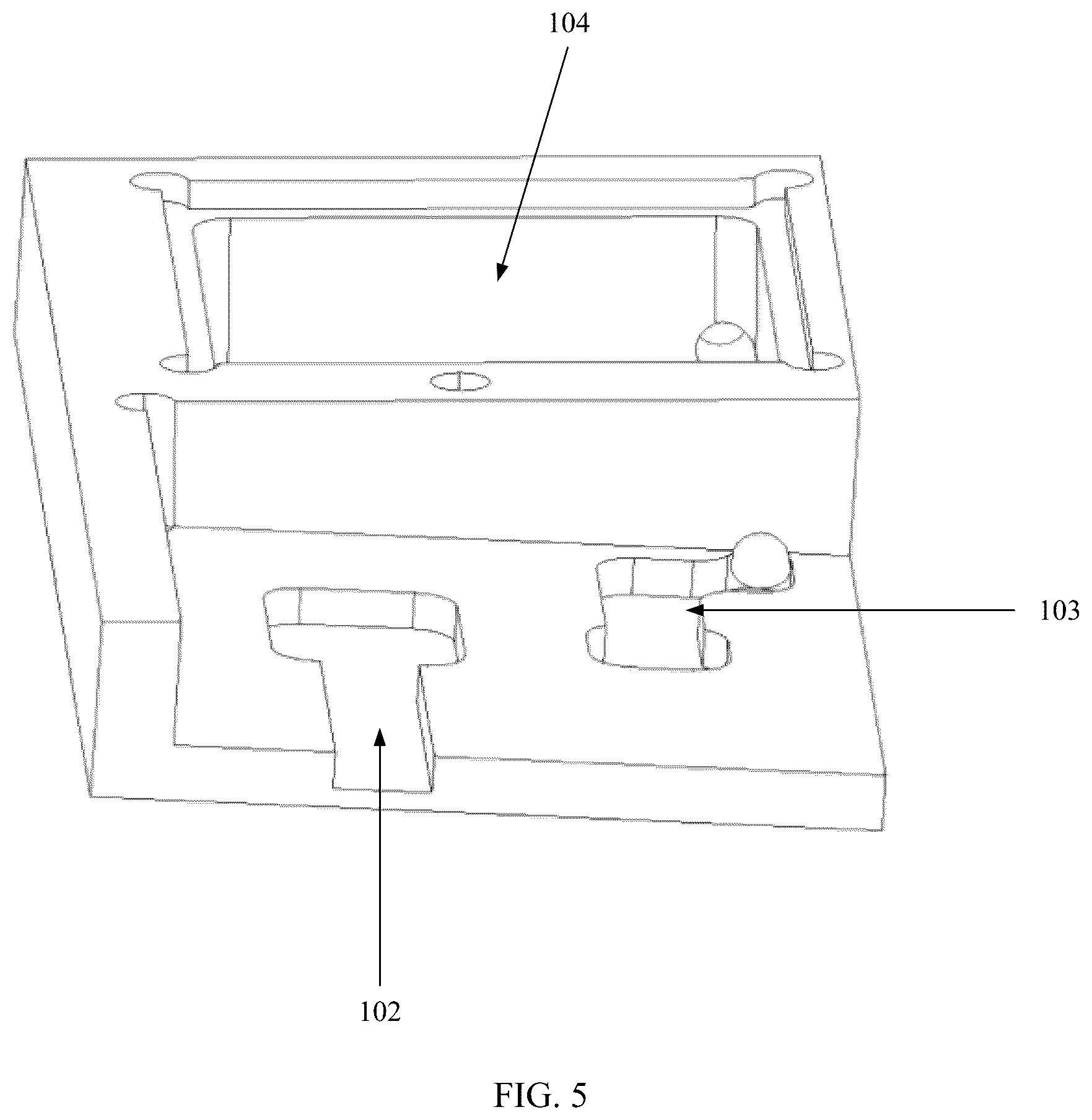 Patent US12569845 Figure 3 – Gas detection module and mobile terminal