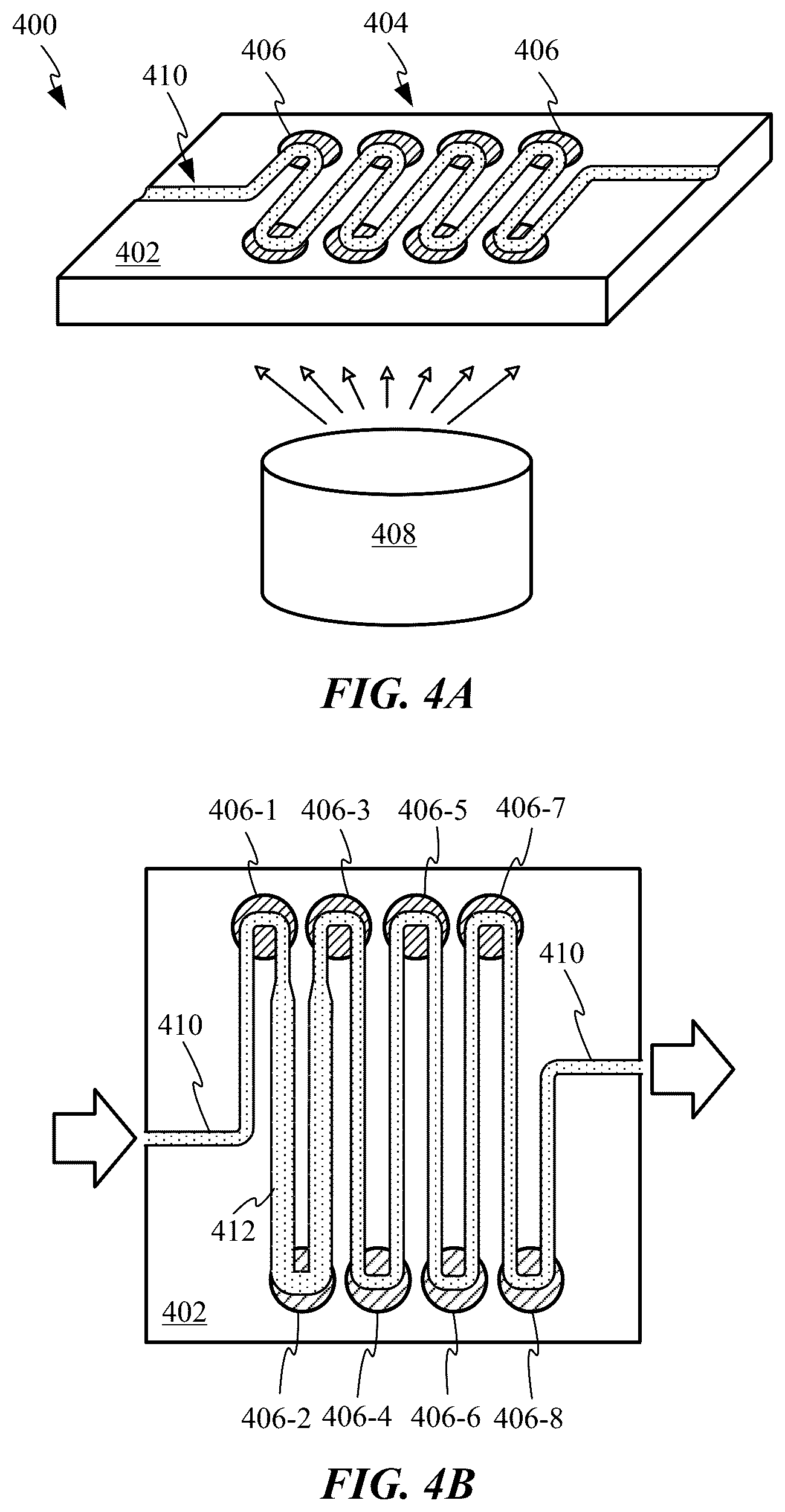 Patent US12569846 Figure 7 – Microfluidic reaction vessel array with patterned films
