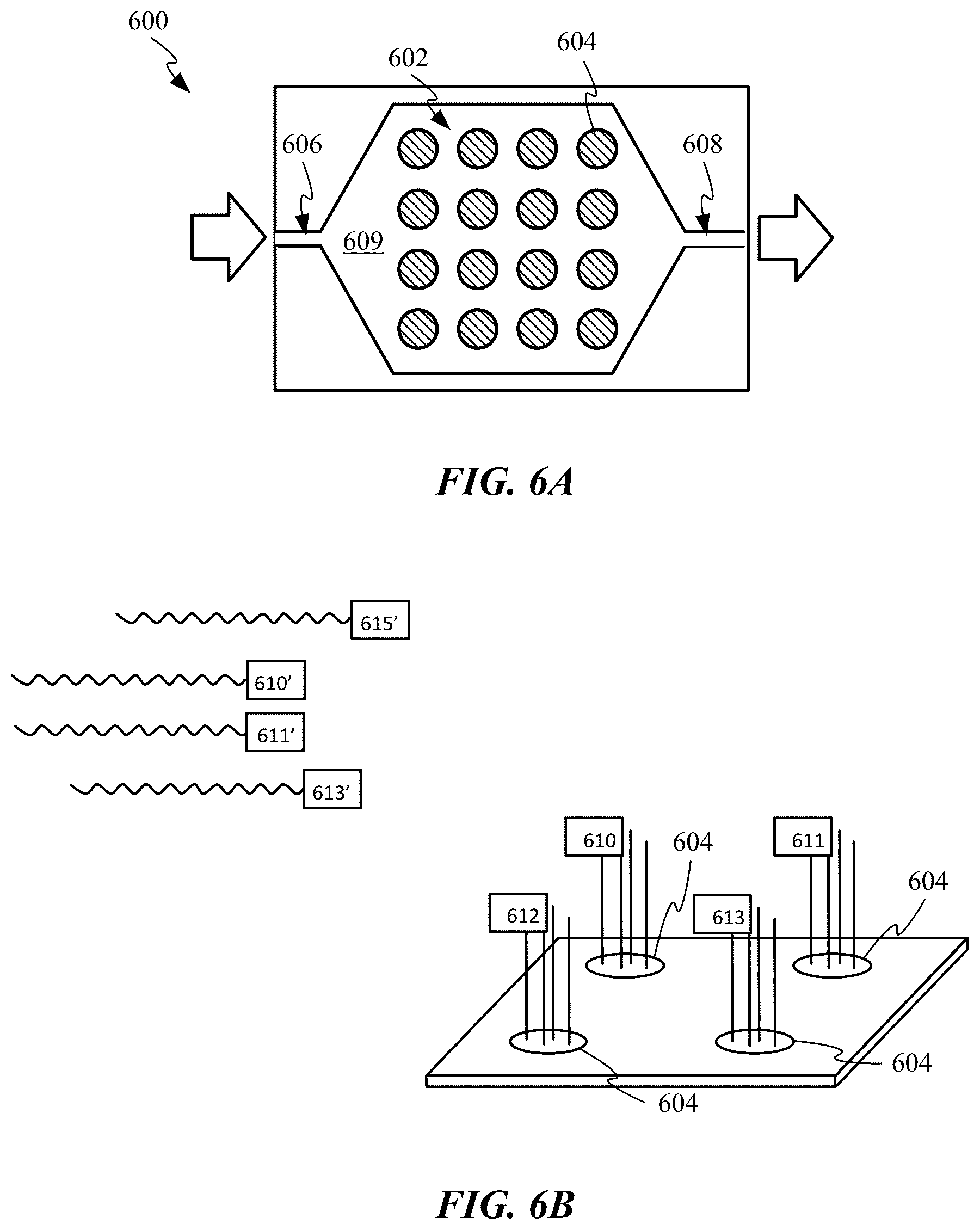 Patent US12569846 Figure 11 – Microfluidic reaction vessel array with patterned films