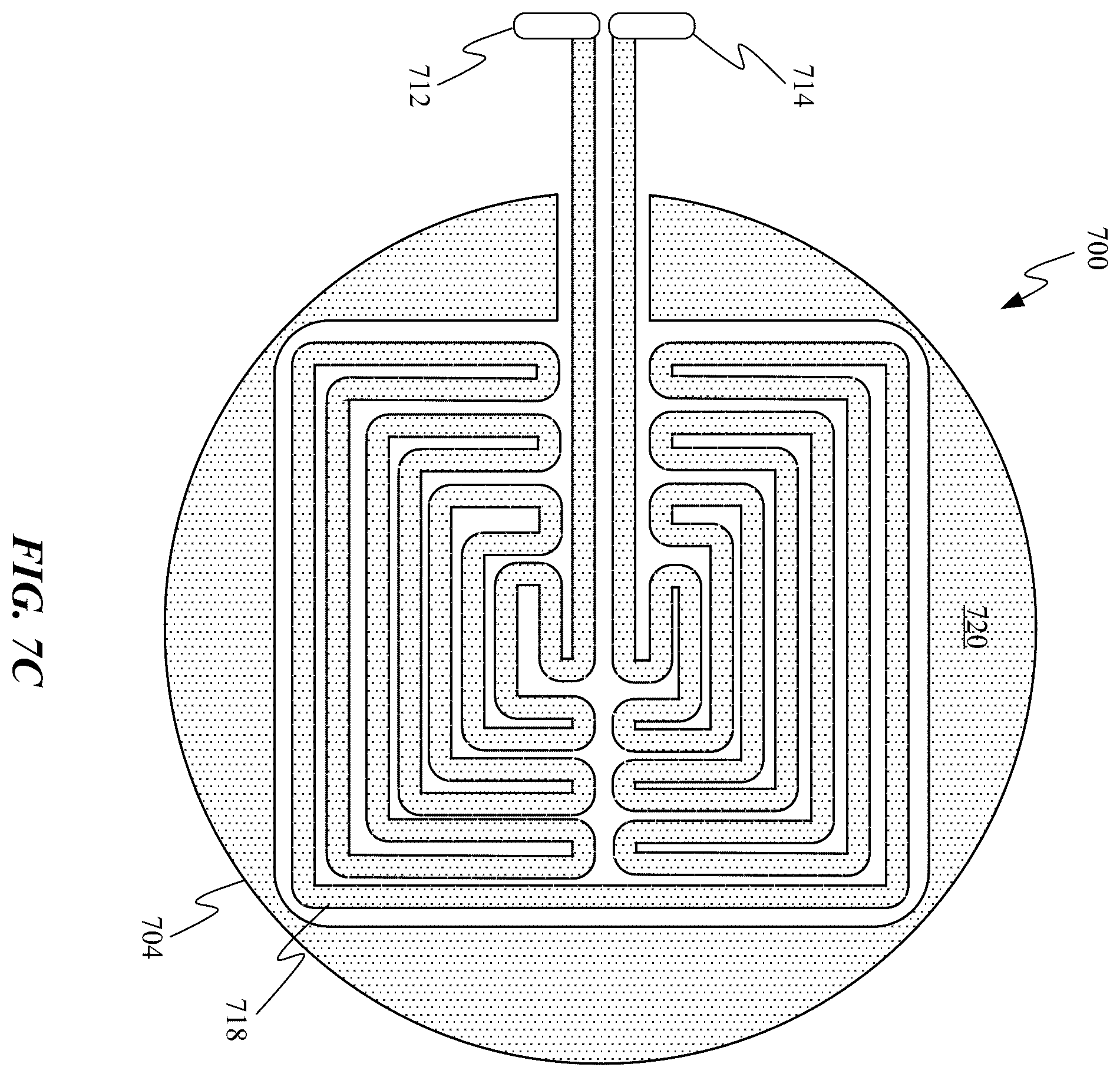 Patent US12569846 Figure 16 – Microfluidic reaction vessel array with patterned films
