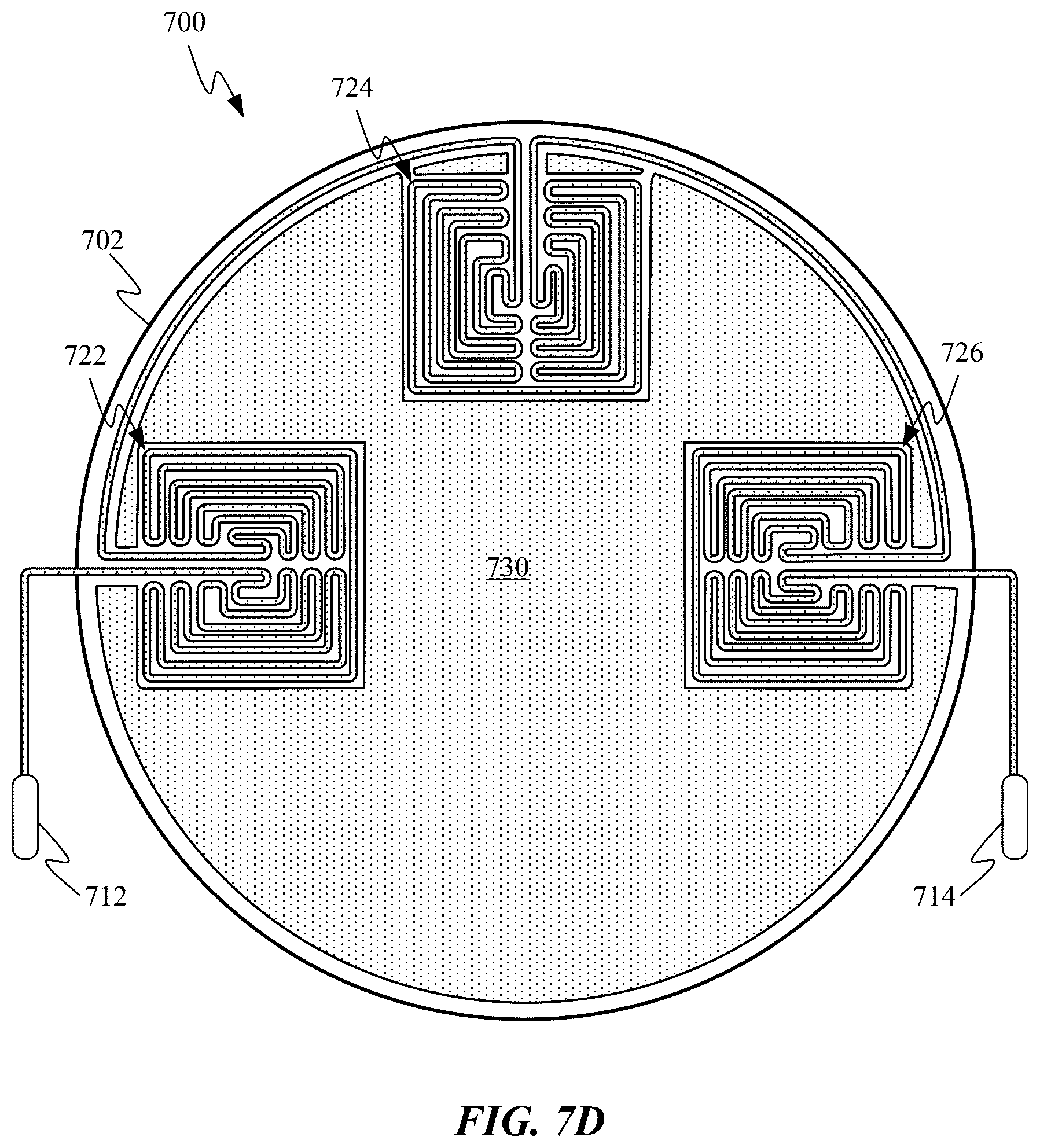 Patent US12569846 Figure 17 – Microfluidic reaction vessel array with patterned films