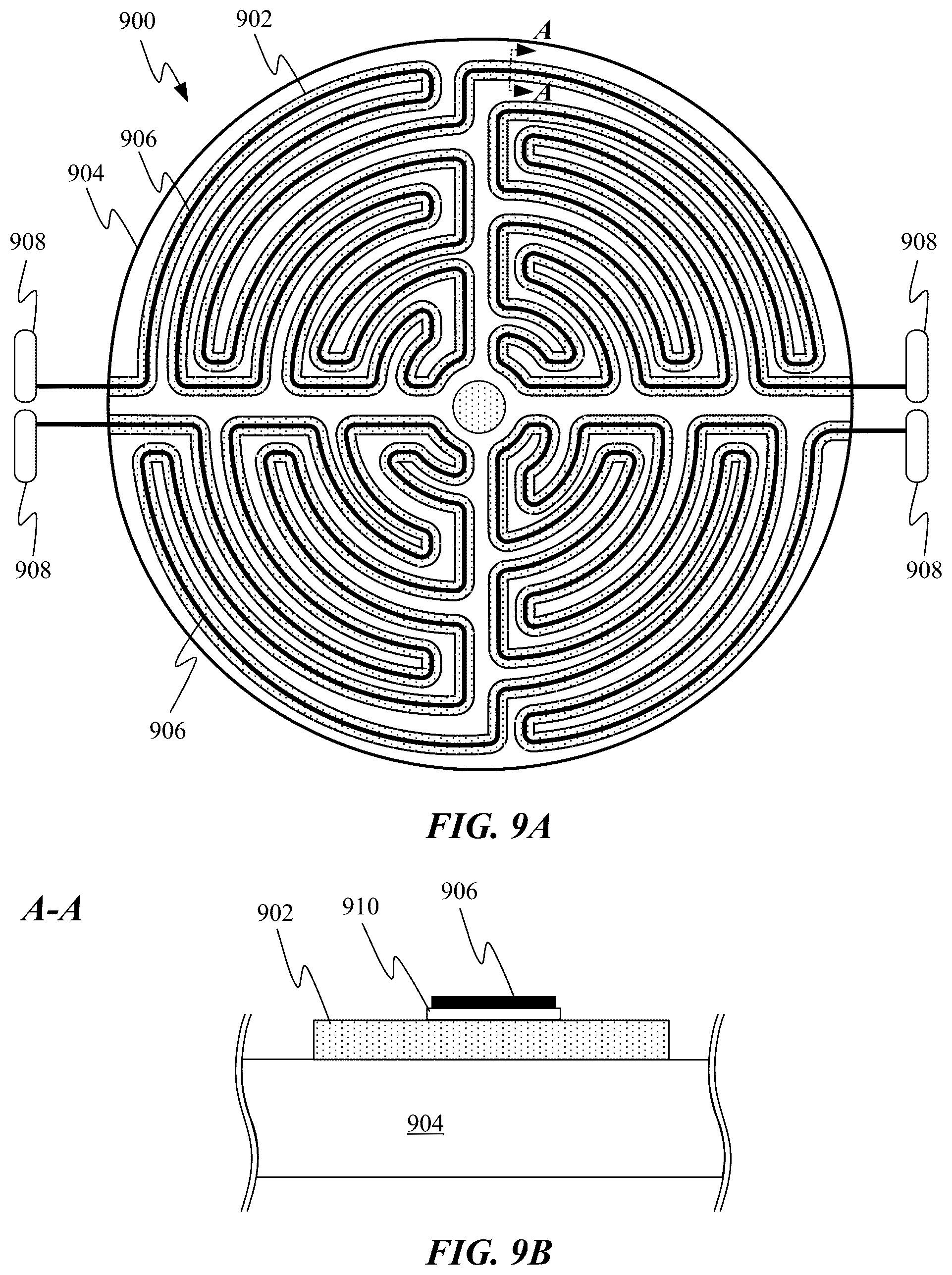 Patent US12569846 Figure 19 – Microfluidic reaction vessel array with patterned films