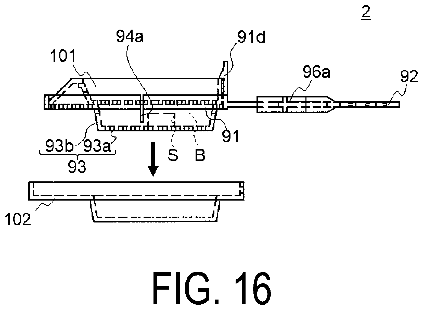 Patent US12569852 Figure 16 – Cassette holder