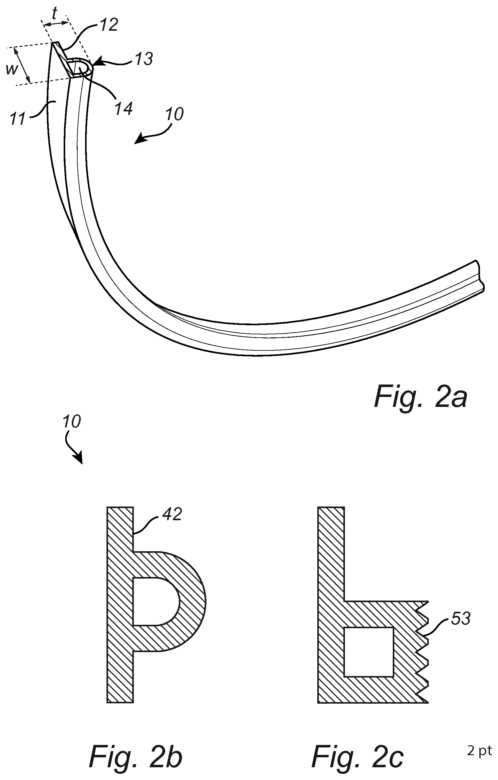 Patent US12569854 Figure 2 – Sealing member and mantle comprising such member, gyratory crusher and method of installing