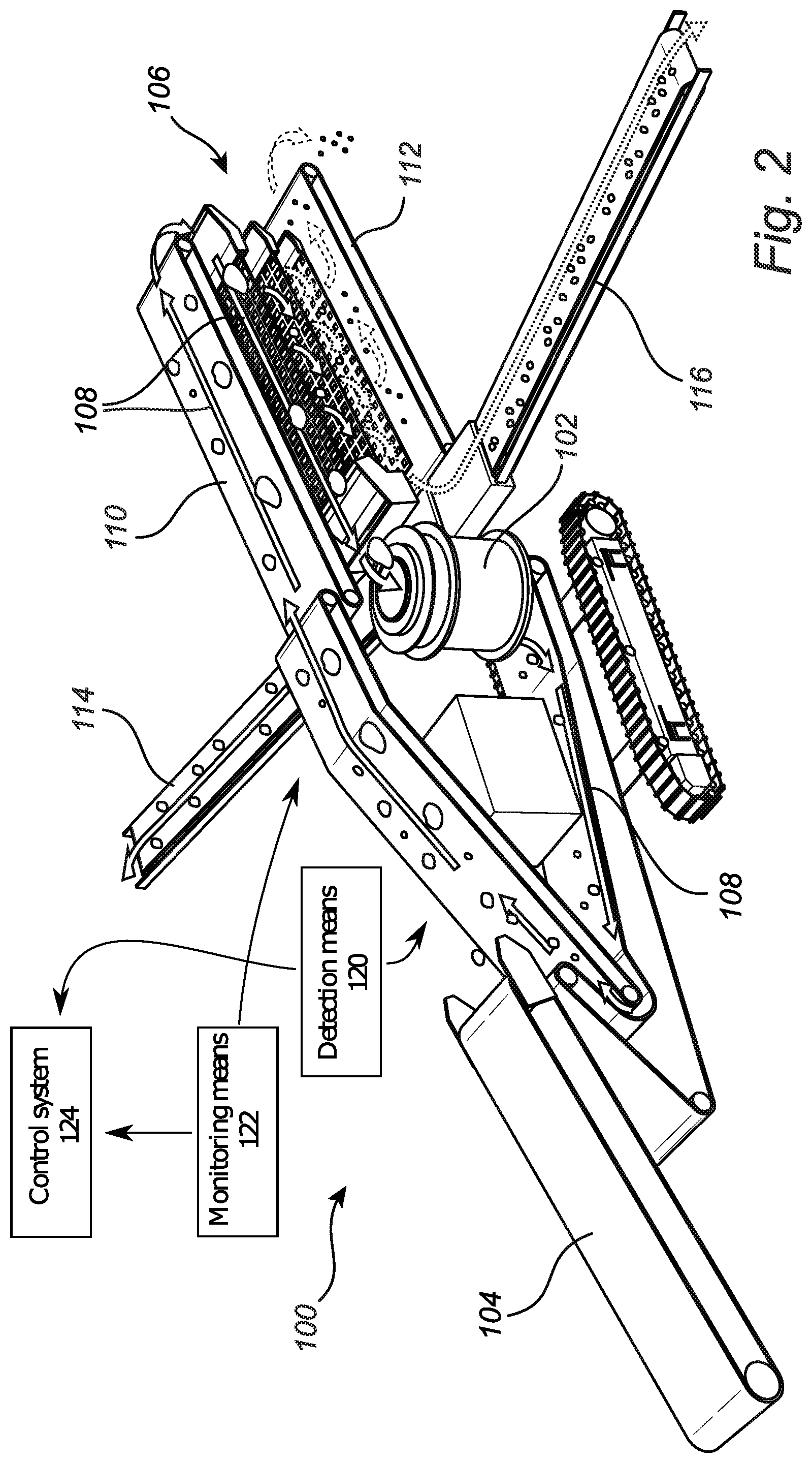 Patent US12569859 Figure 2 – Crushing equipment and a method for controlling the same