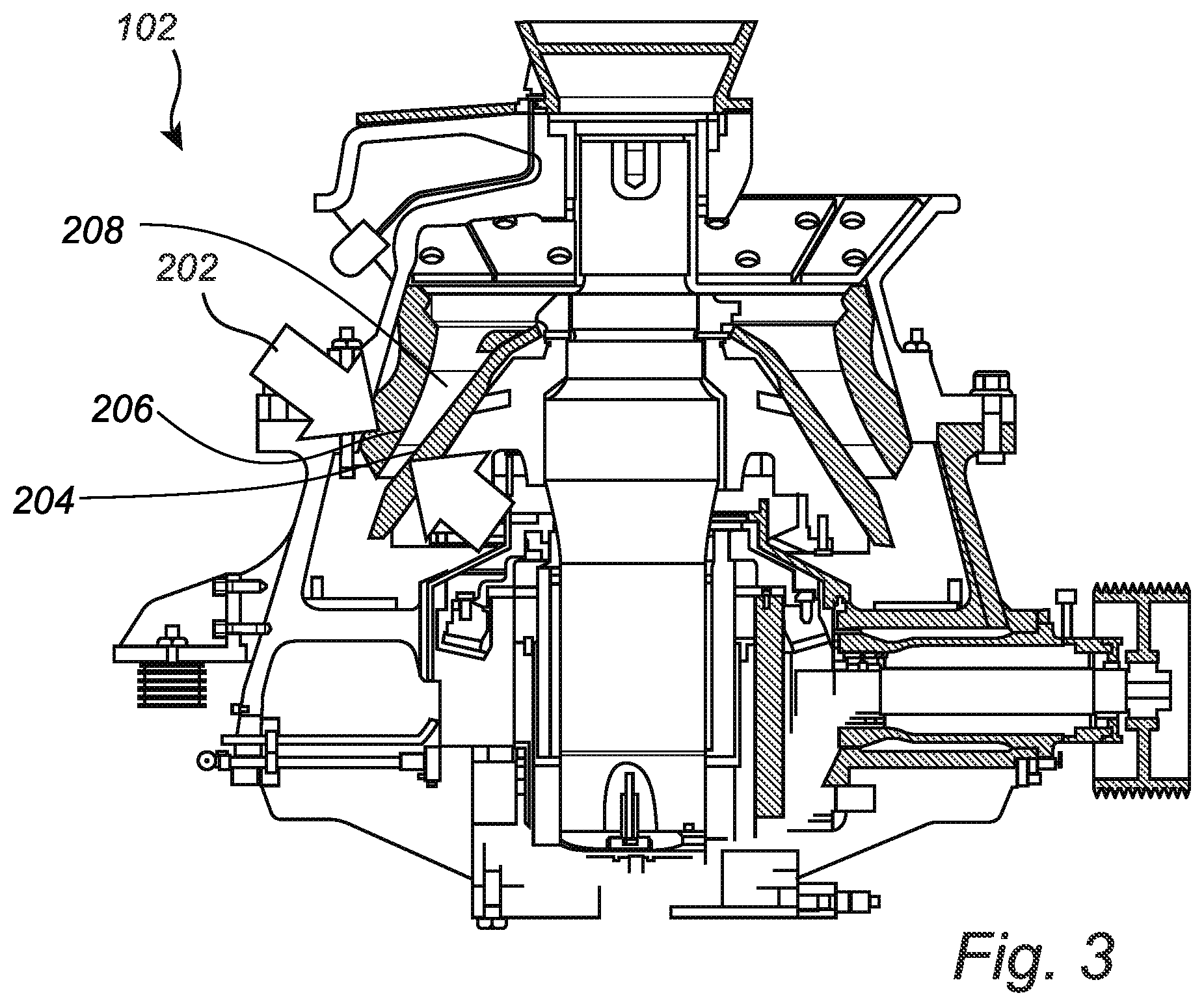 Patent US12569859 Figure 3 – Crushing equipment and a method for controlling the same