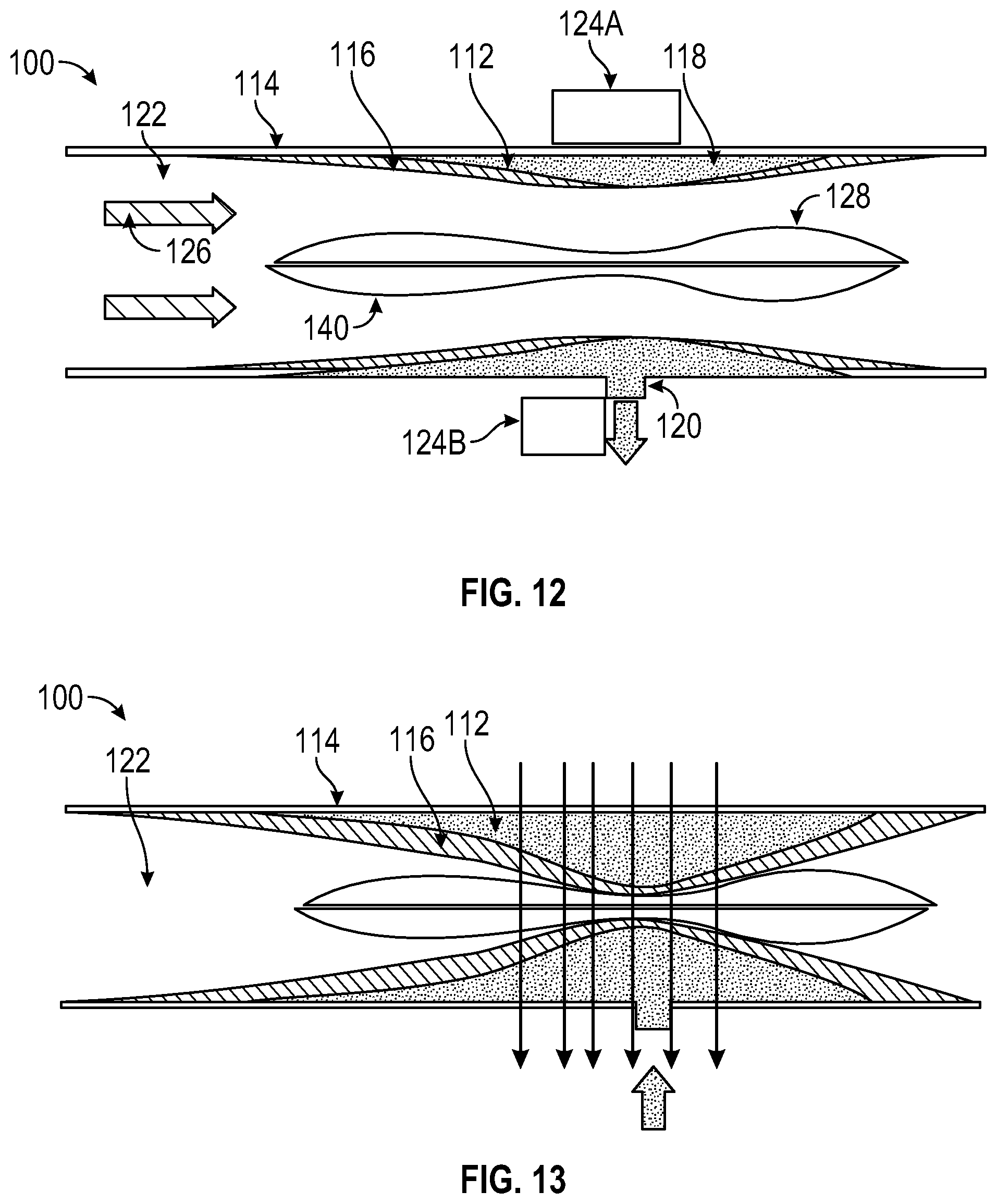 Patent US12569863 Figure 5 – Variable geometry nozzle utilizing magnetic fluid
