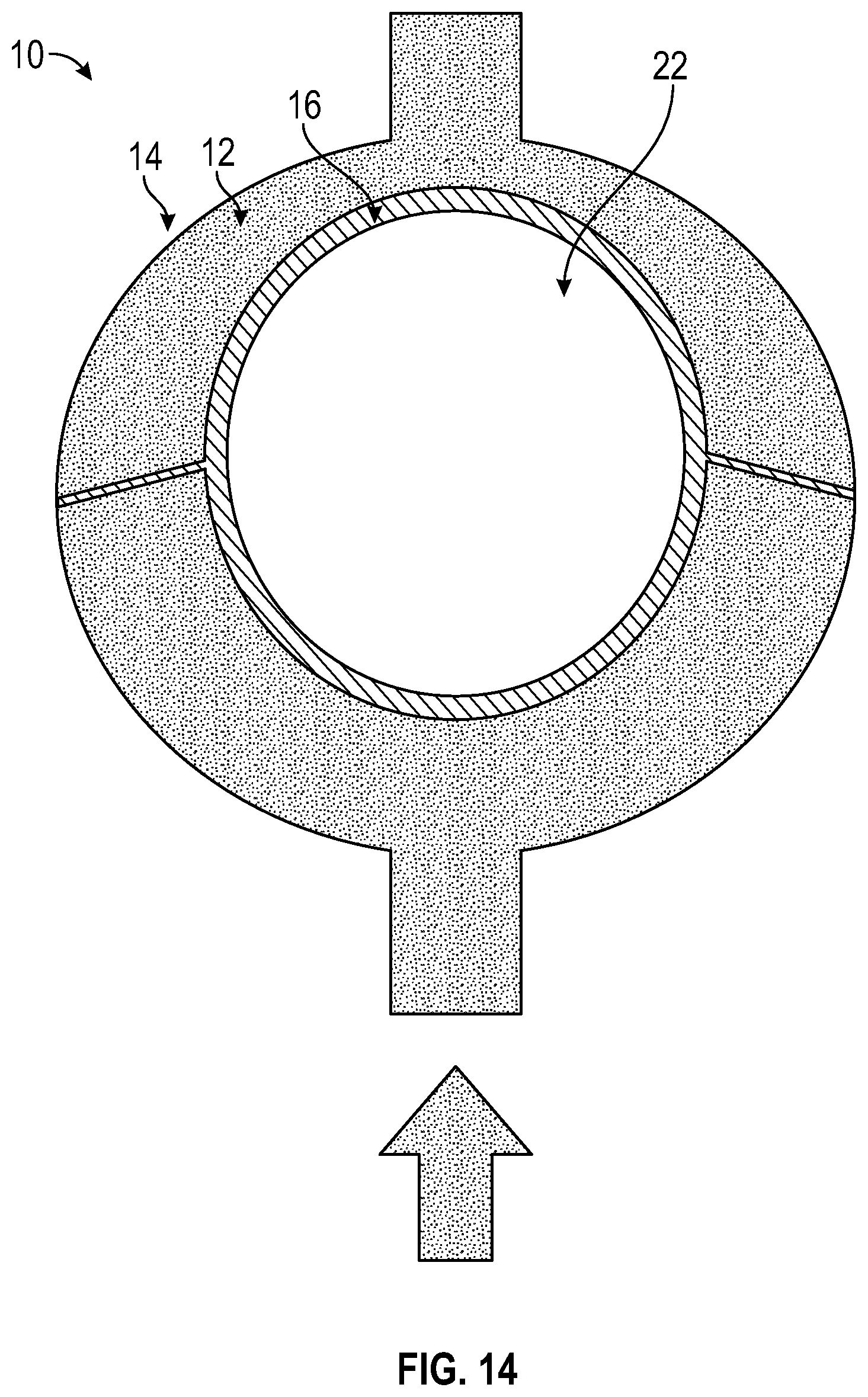 Patent US12569863 Figure 6 – Variable geometry nozzle utilizing magnetic fluid