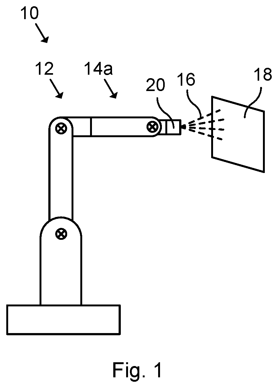 Patent US12569869 Figure 1 – Method of determining characteristic of fluid, control system, apparatus and robot system