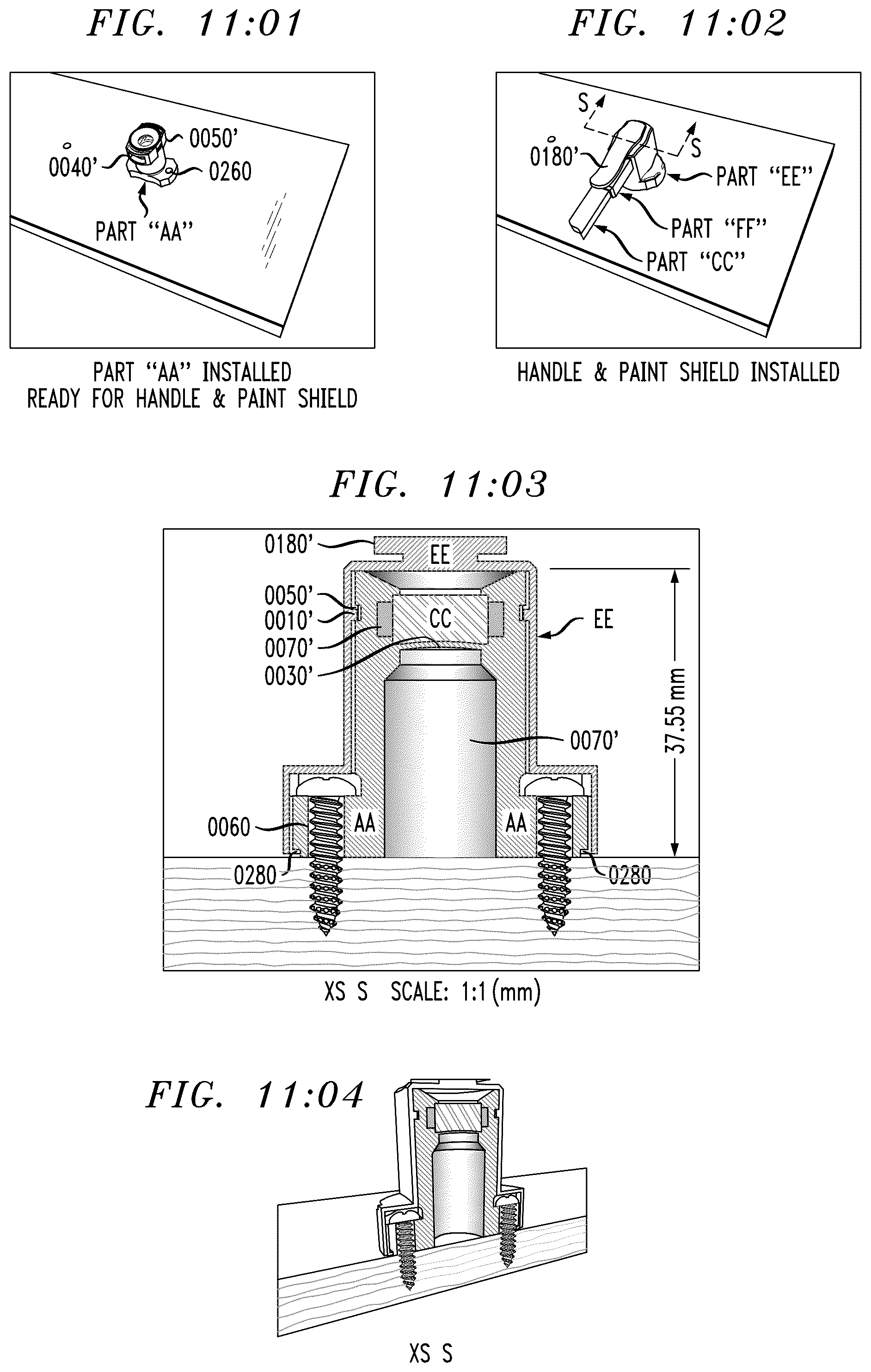 Patent US12569871 Figure 13 – Mounting system for use in connection with painting