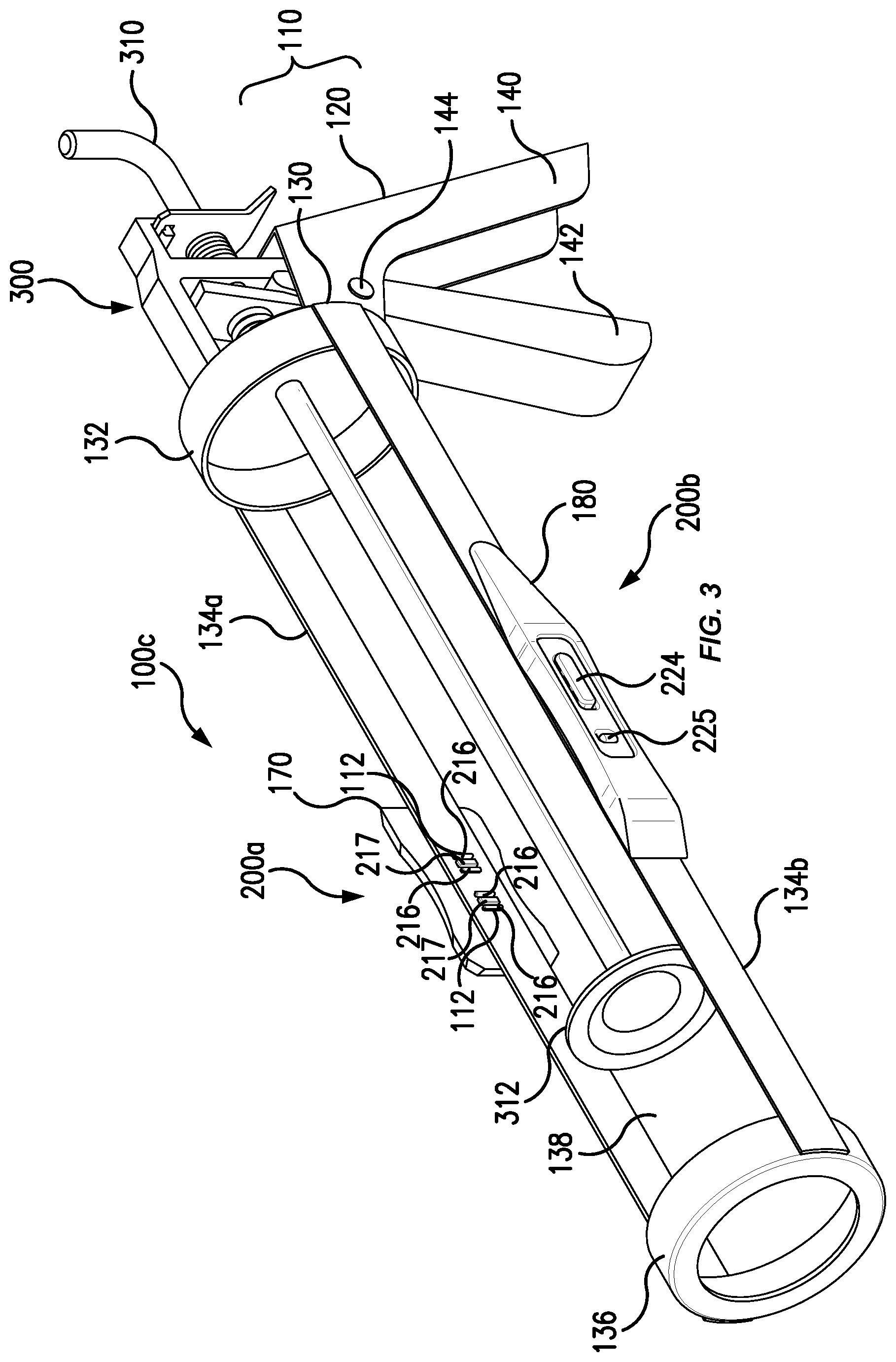 Patent US12569874 Figure 3 – Dispensing gun with onboard accessory tool stowage system