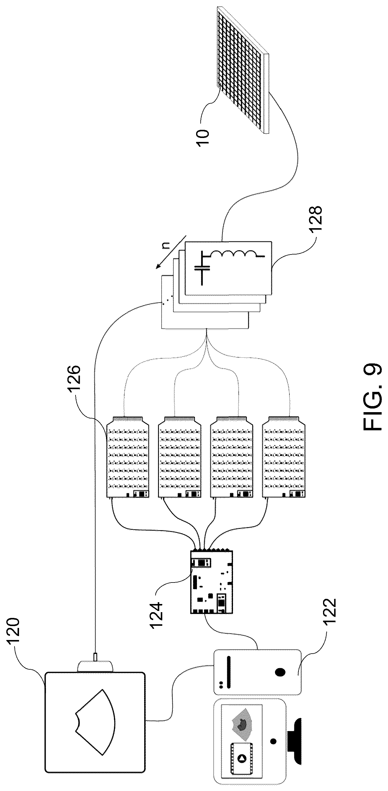 Patent US12569881 Figure 7 – Bias-switchable ultrasonic transducer array