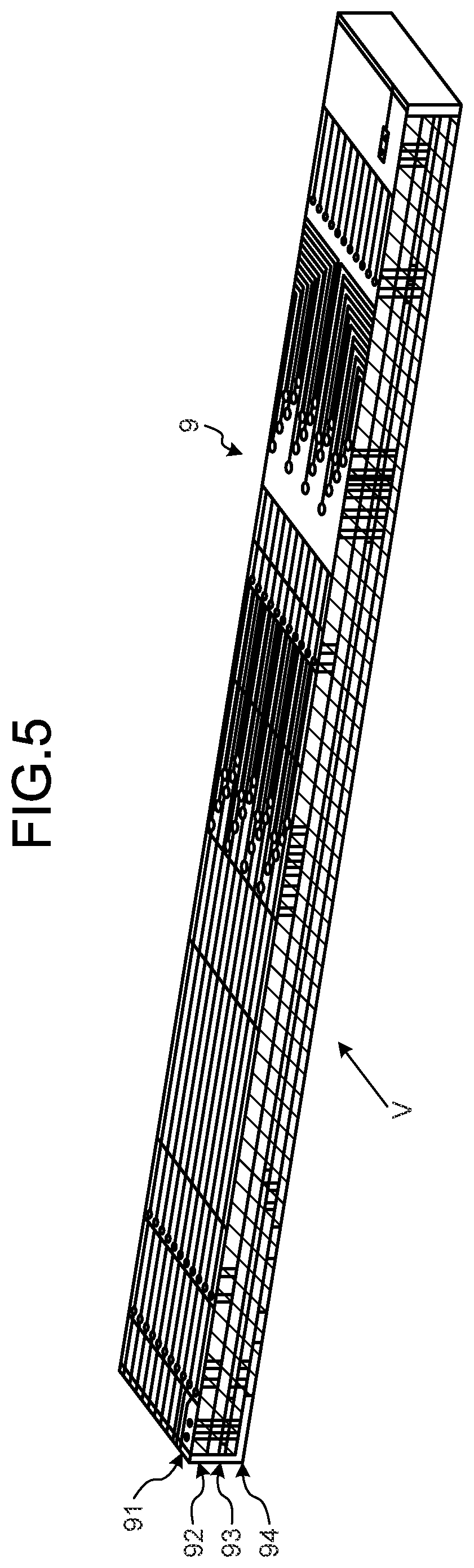 Patent US12569883 Figure 4 – Multilayer board, probe unit, and ultrasound endoscope