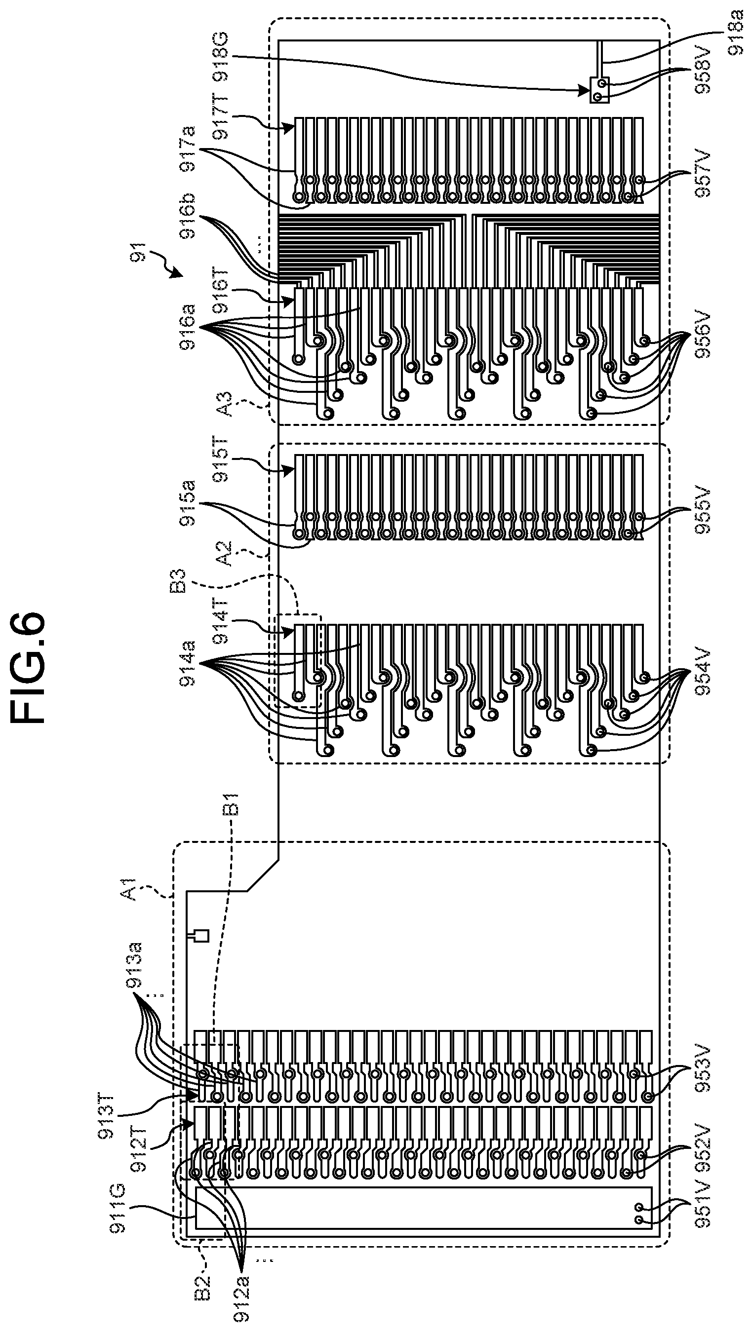 Patent US12569883 Figure 5 – Multilayer board, probe unit, and ultrasound endoscope