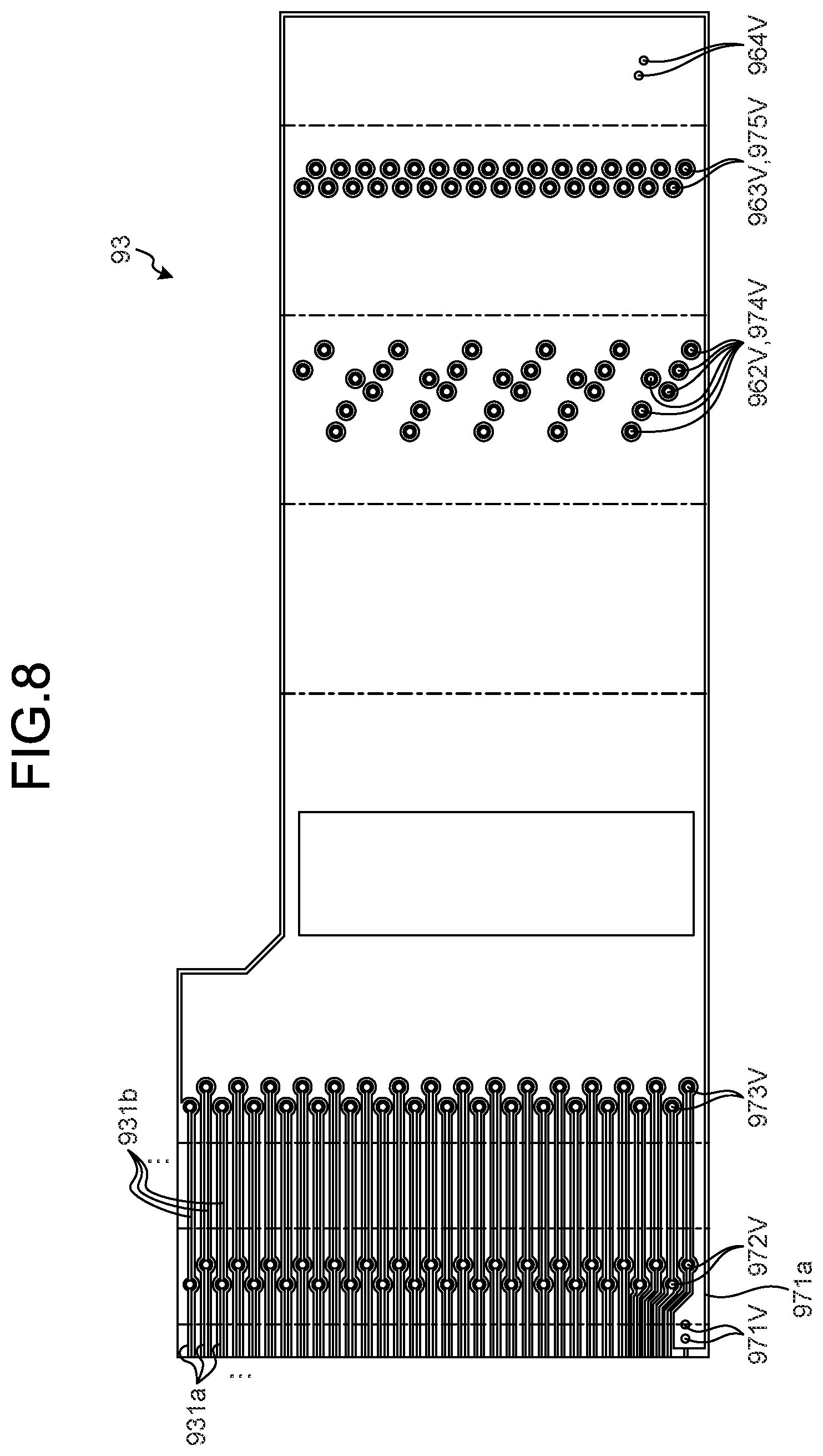 Patent US12569883 Figure 7 – Multilayer board, probe unit, and ultrasound endoscope