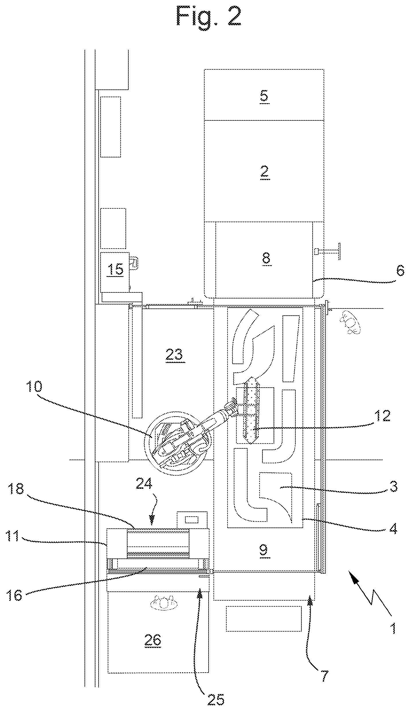 Patent US12569886 Figure 2 – Device and method for sorting plies