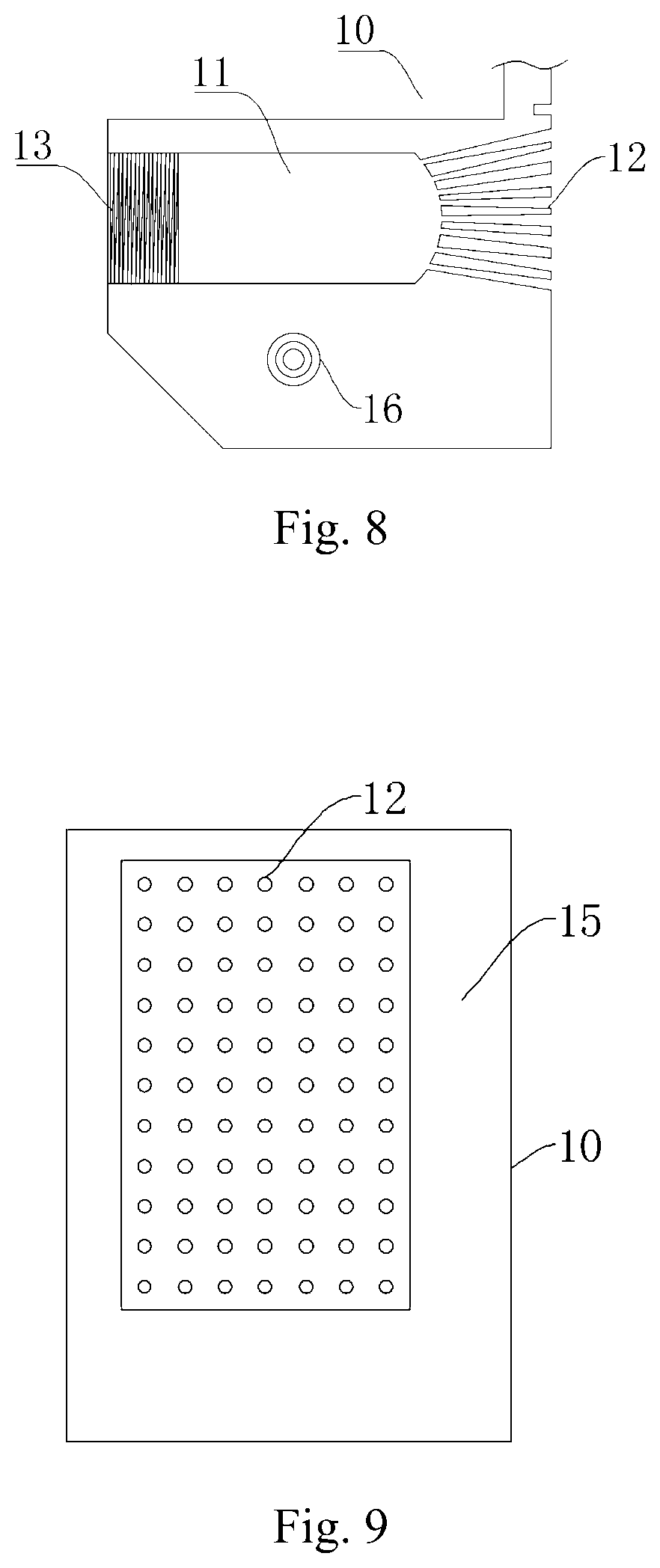 Patent US12569888 Figure 5 – Cleaning device for net monitor and slicer