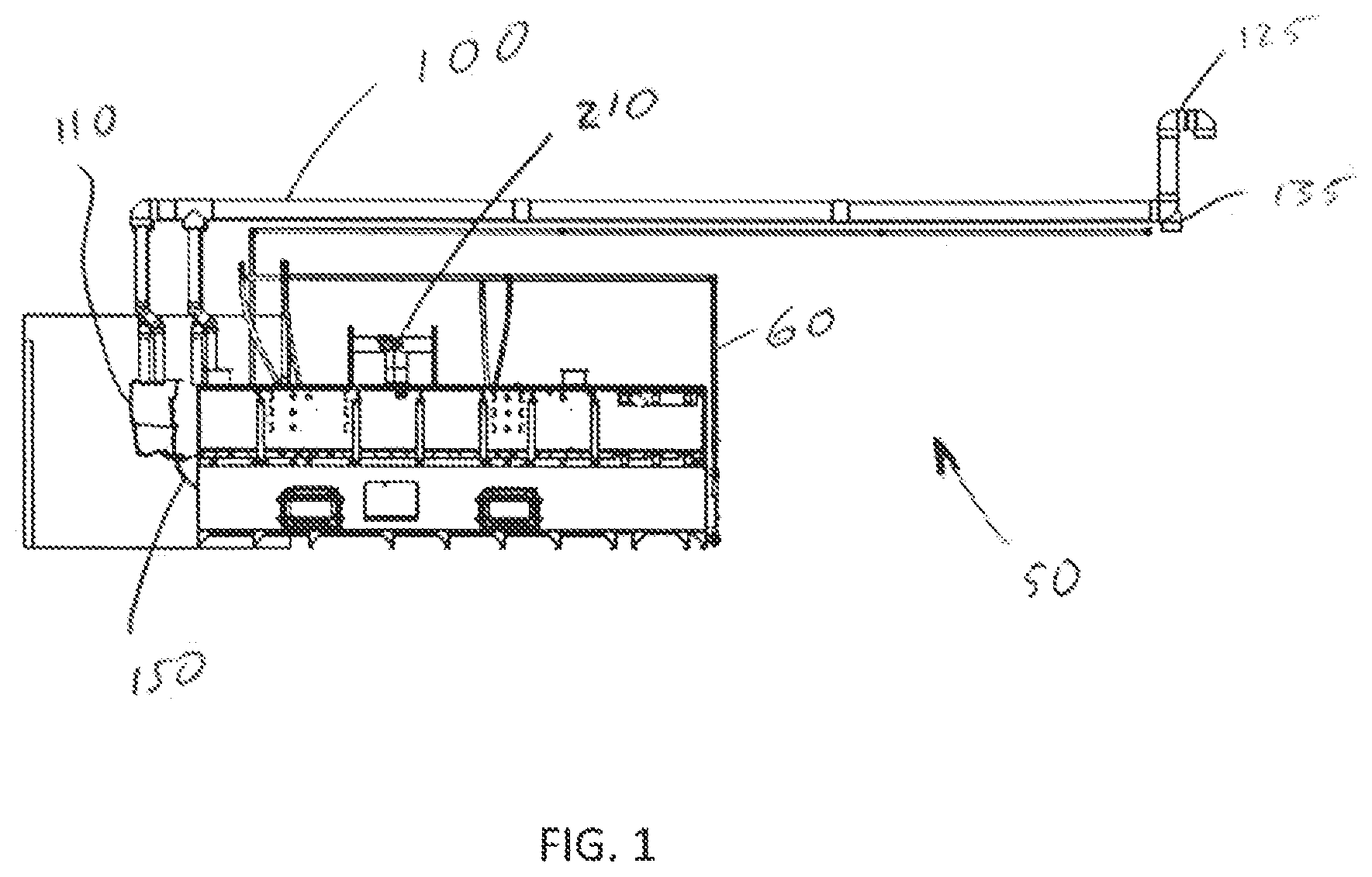 Patent US12569889 — Gas heating system for a parts washing machine, and to the method of converting an electric parts washing machine to a gas parts washing machine — Figure 1