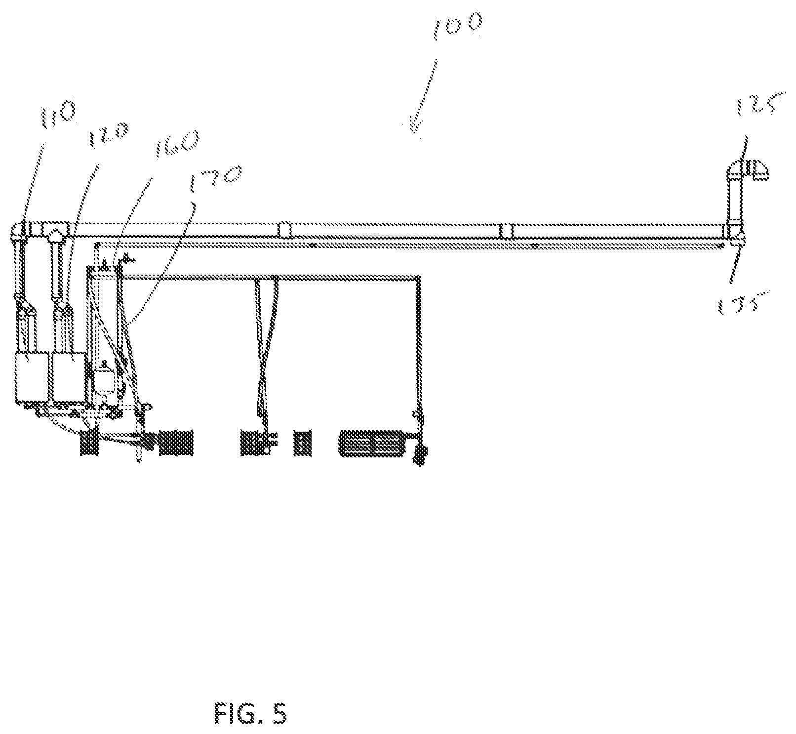 Patent US12569889 Figure 5 – Gas heating system for a parts washing machine, and to the method of converting an electric parts washing machine to a gas parts washing machine