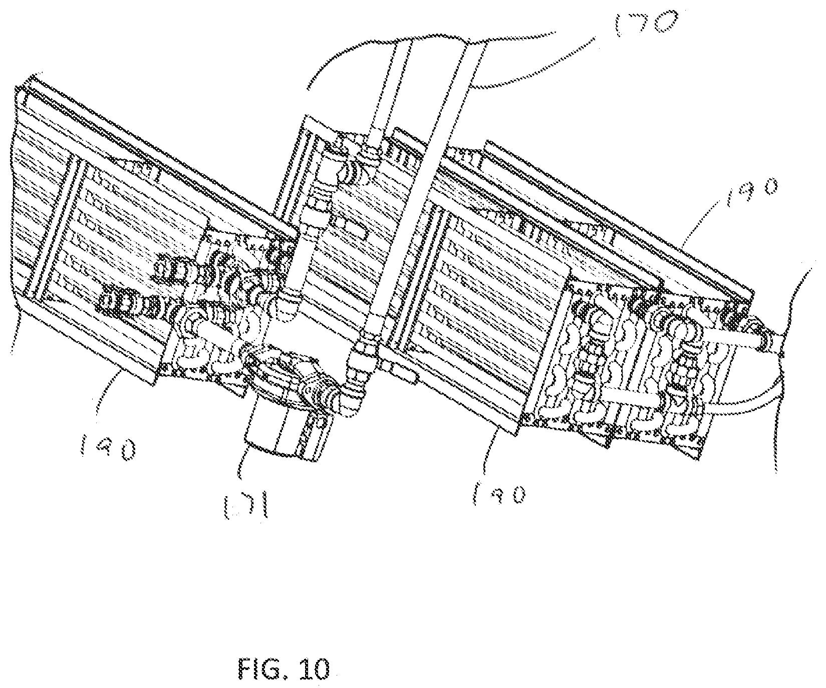 Patent US12569889 Figure 9 – Gas heating system for a parts washing machine, and to the method of converting an electric parts washing machine to a gas parts washing machine