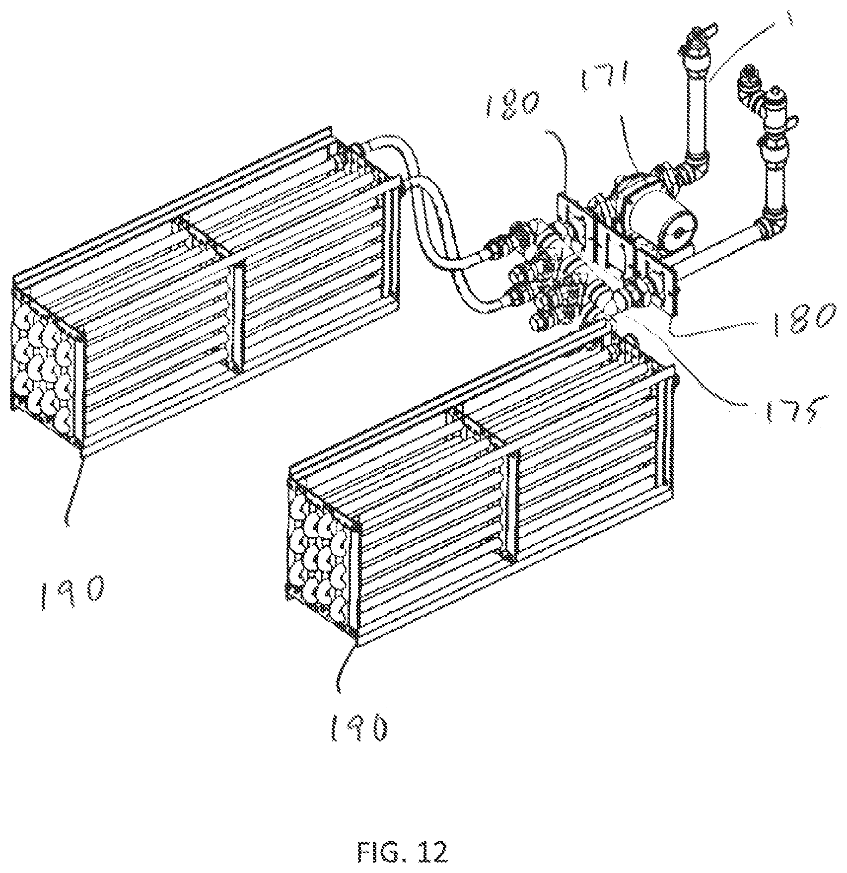 Patent US12569889 Figure 11 – Gas heating system for a parts washing machine, and to the method of converting an electric parts washing machine to a gas parts washing machine